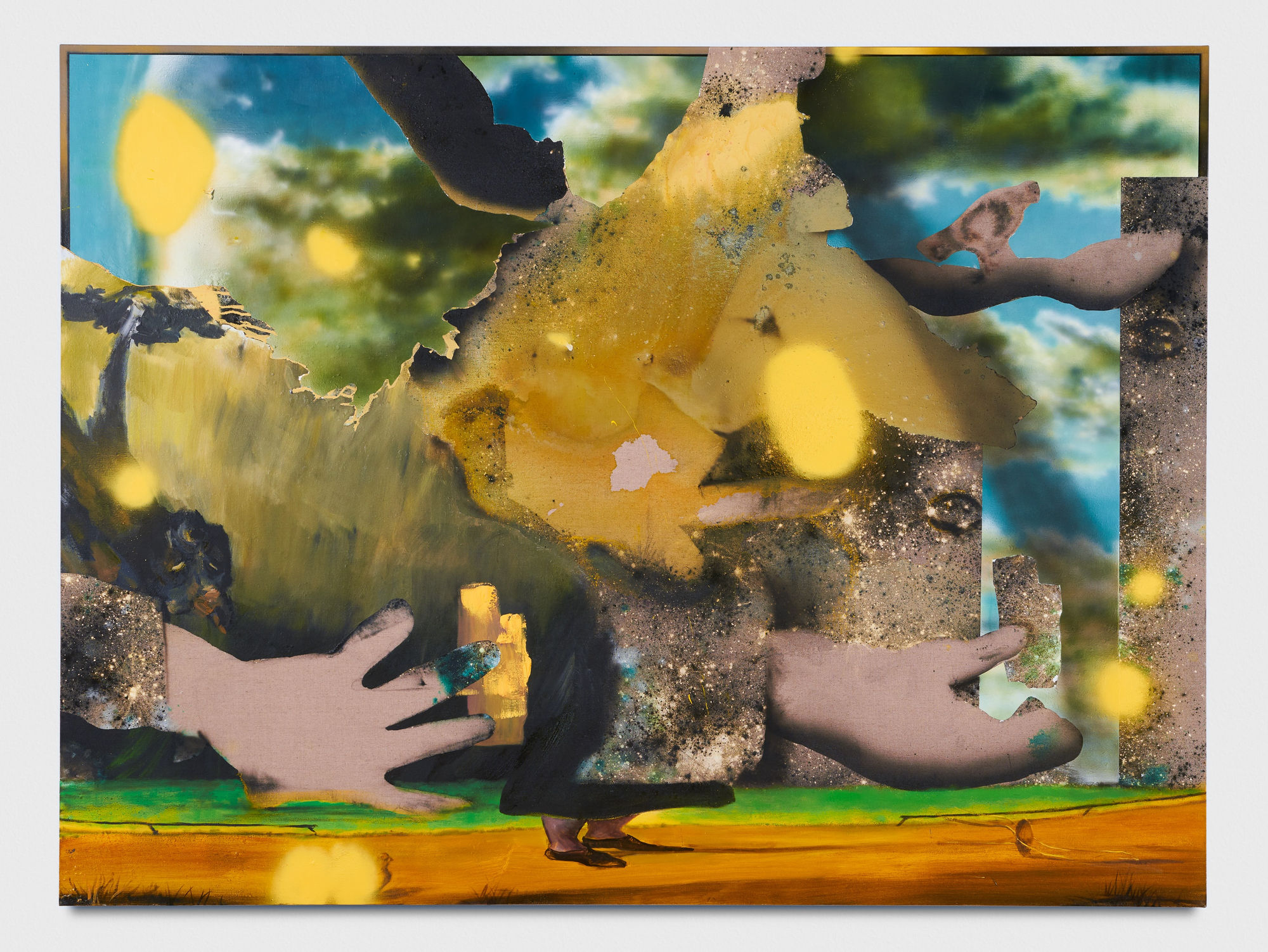 Annie Lapin, Wolf, Garden, Subduction (heap 2), 2019