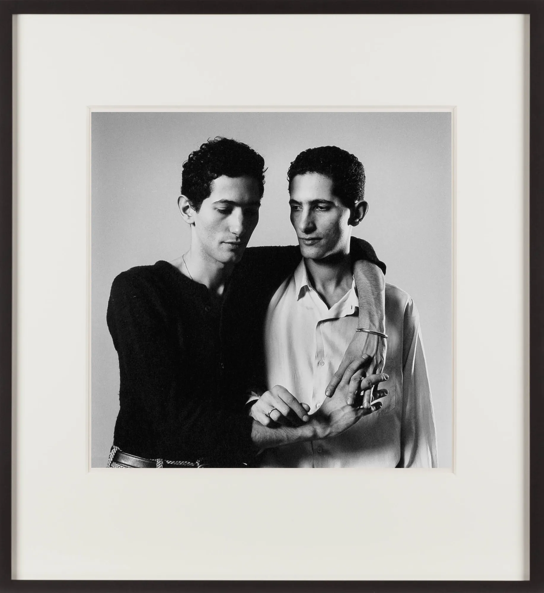 Peter Hujar, Zachy and Gamal Sherif (Twins) [also reproduced as Shareef Twins], 1985 / Printed 2018 by Gary Schneider