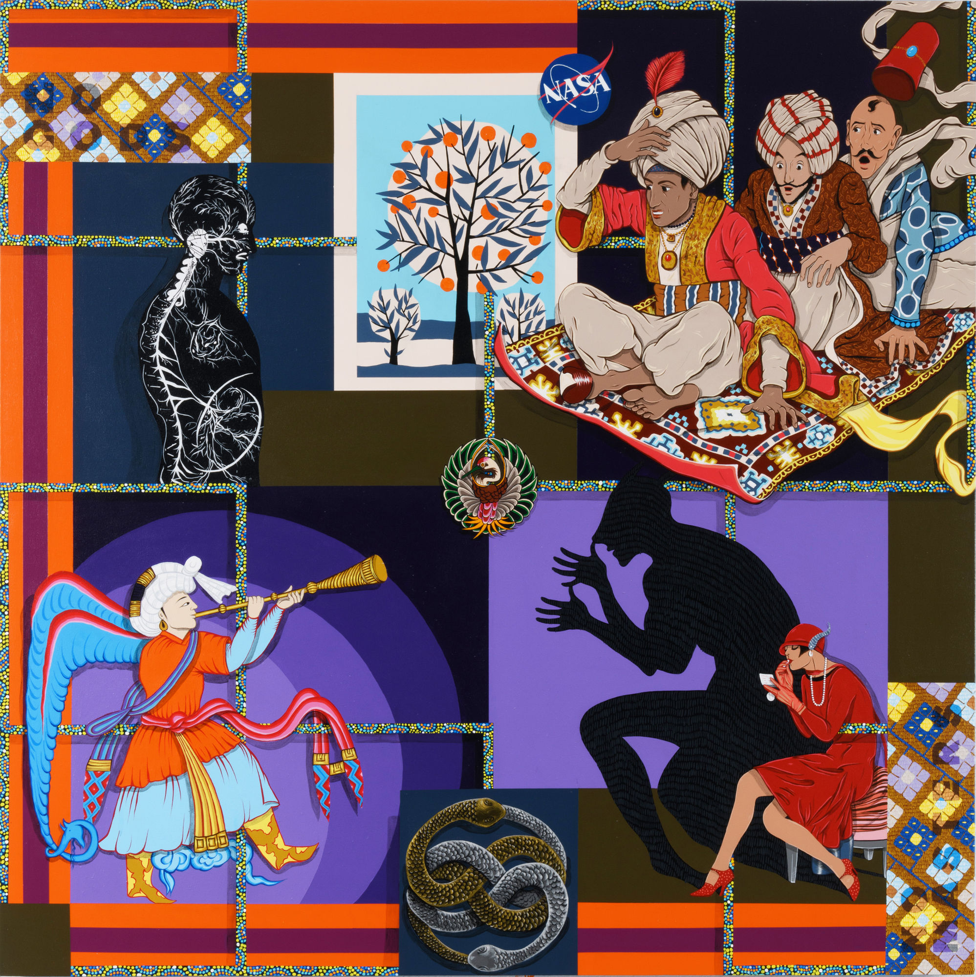 Amir H. Fallah, No Gods No Masters, 2020