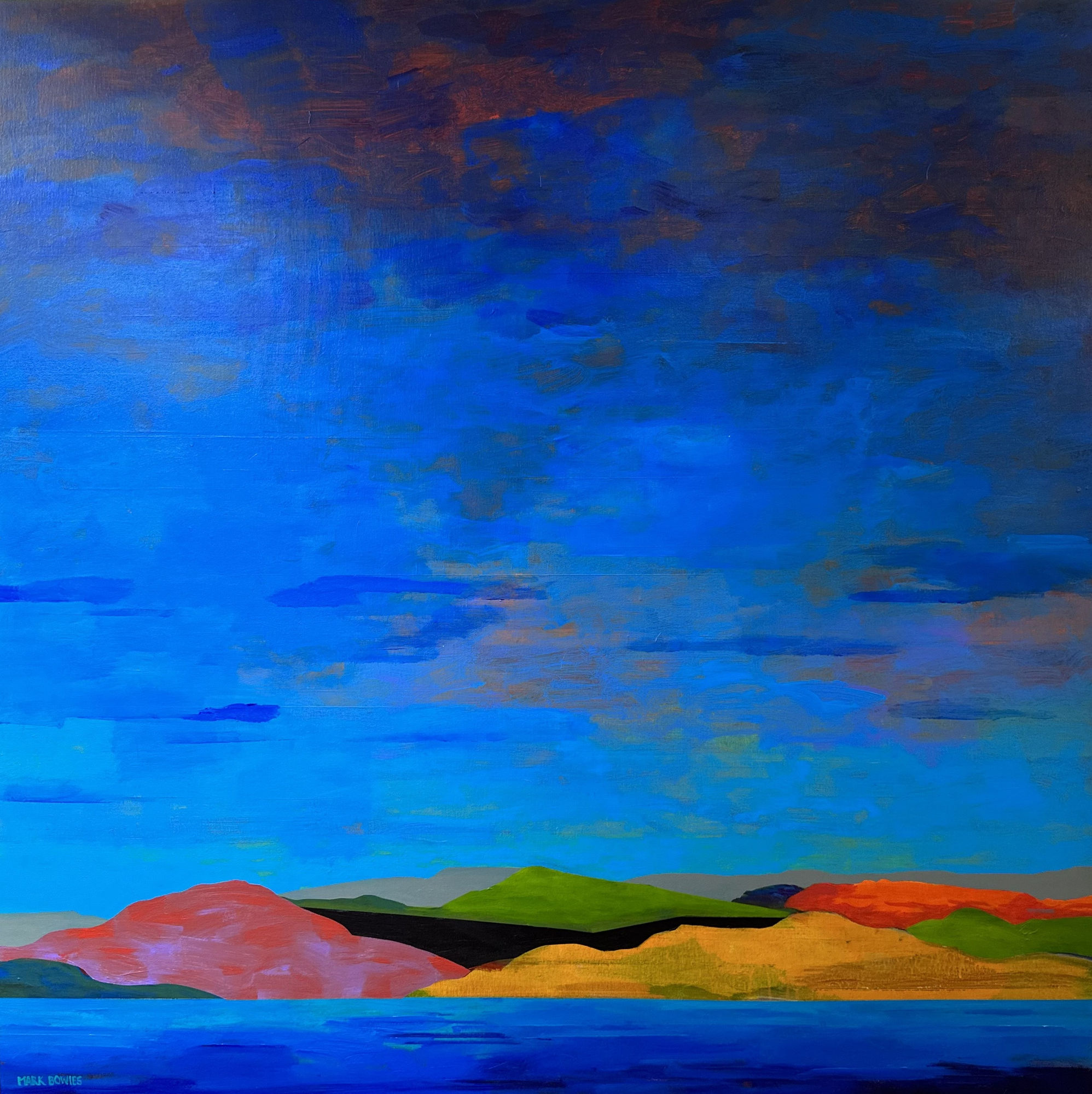 Mark Bowles, Floating Down the River, 2023