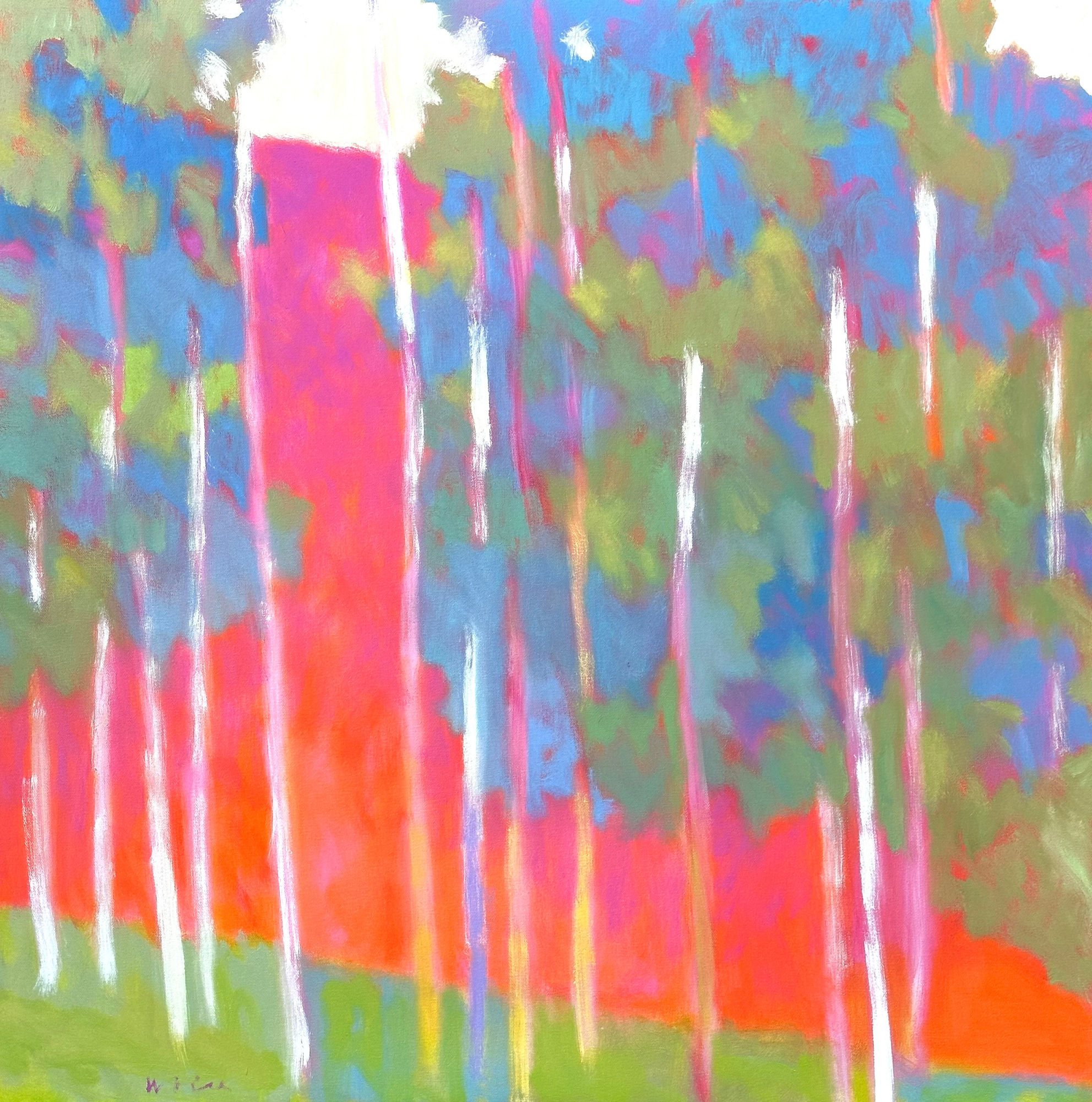 Marshall Noice, Warm Light Behind, 2023