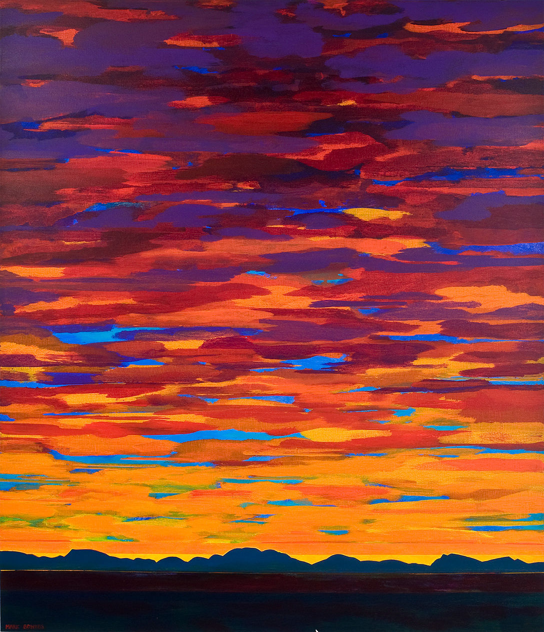 Mark Bowles, As the Sun Sets, 2021