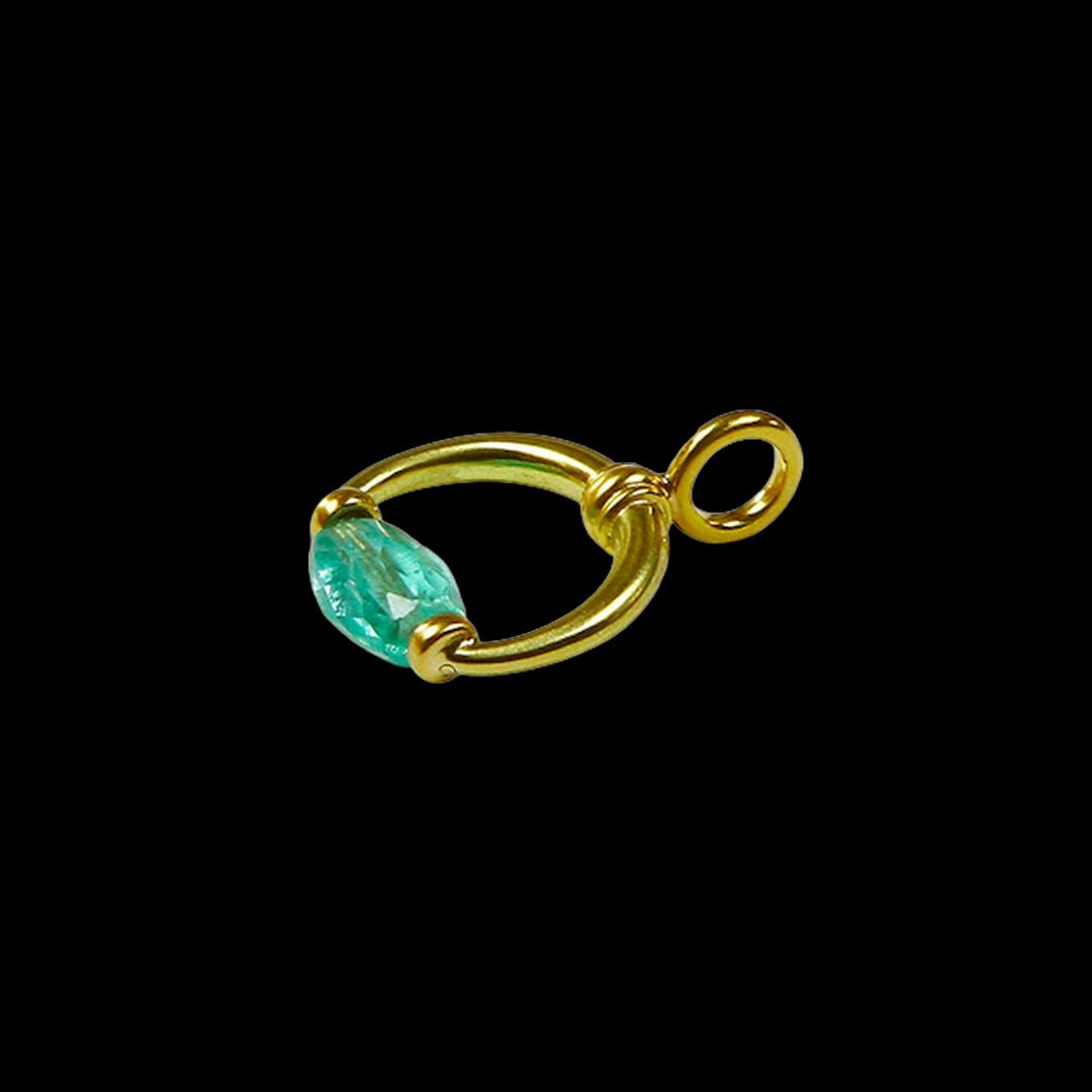 Nanci Modica, Emerald Lunula Pendant