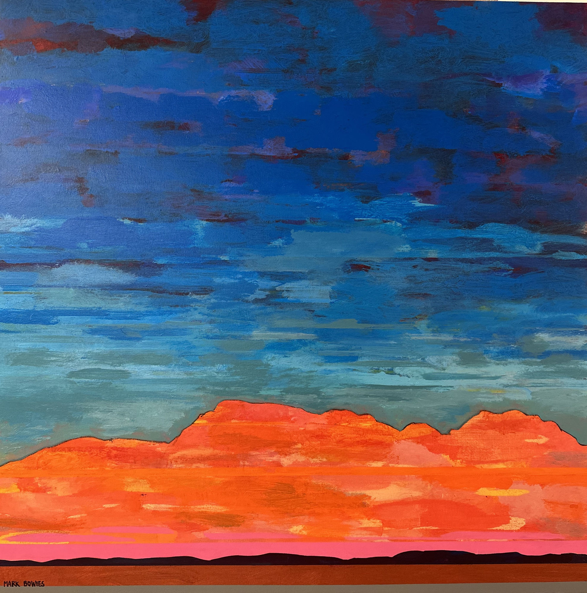 Mark Bowles, Road Through the Desert, 2023