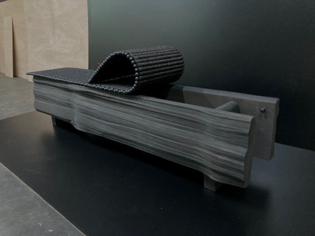 Peter Marigold, Dodai Bench (Medium) Dark [OUTSIDE IN], 2021