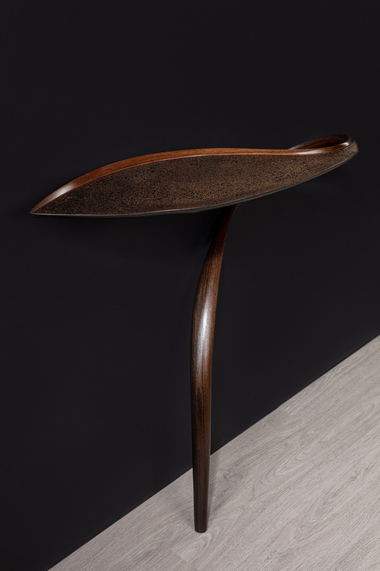 Marc Fish, Mokume Gane console table, 2022