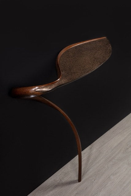 Marc Fish, Mokume Gane console table, 2022