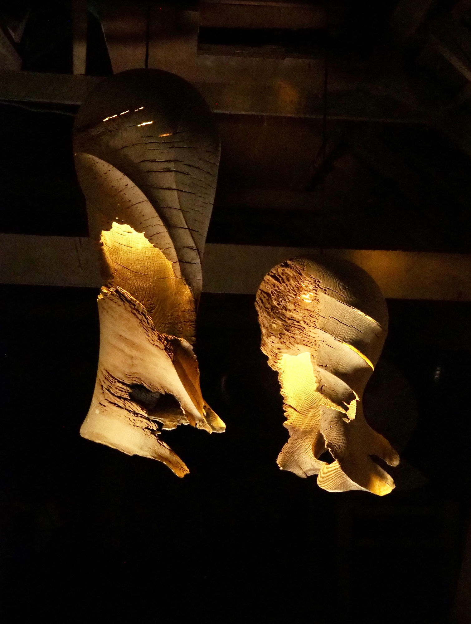 Nic Webb, Oak Bell Pendants, 2024