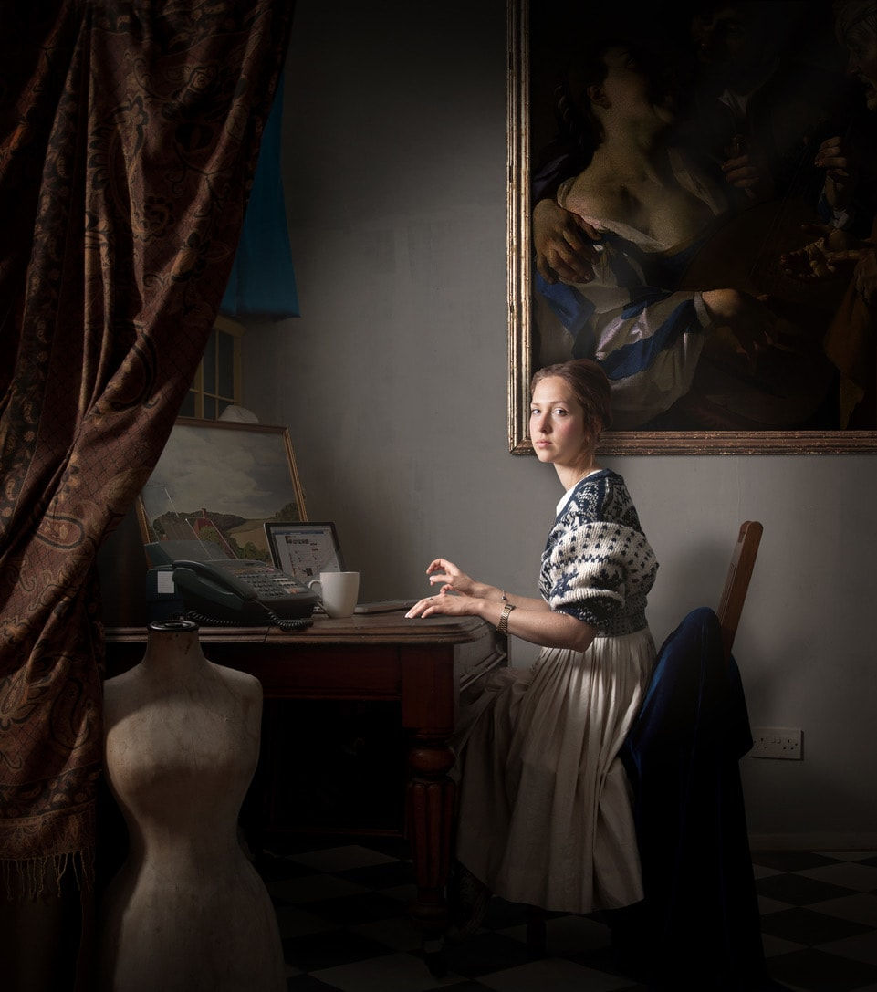 Maisie Broadhead, Sitting at a Machine (Miniature), 2011