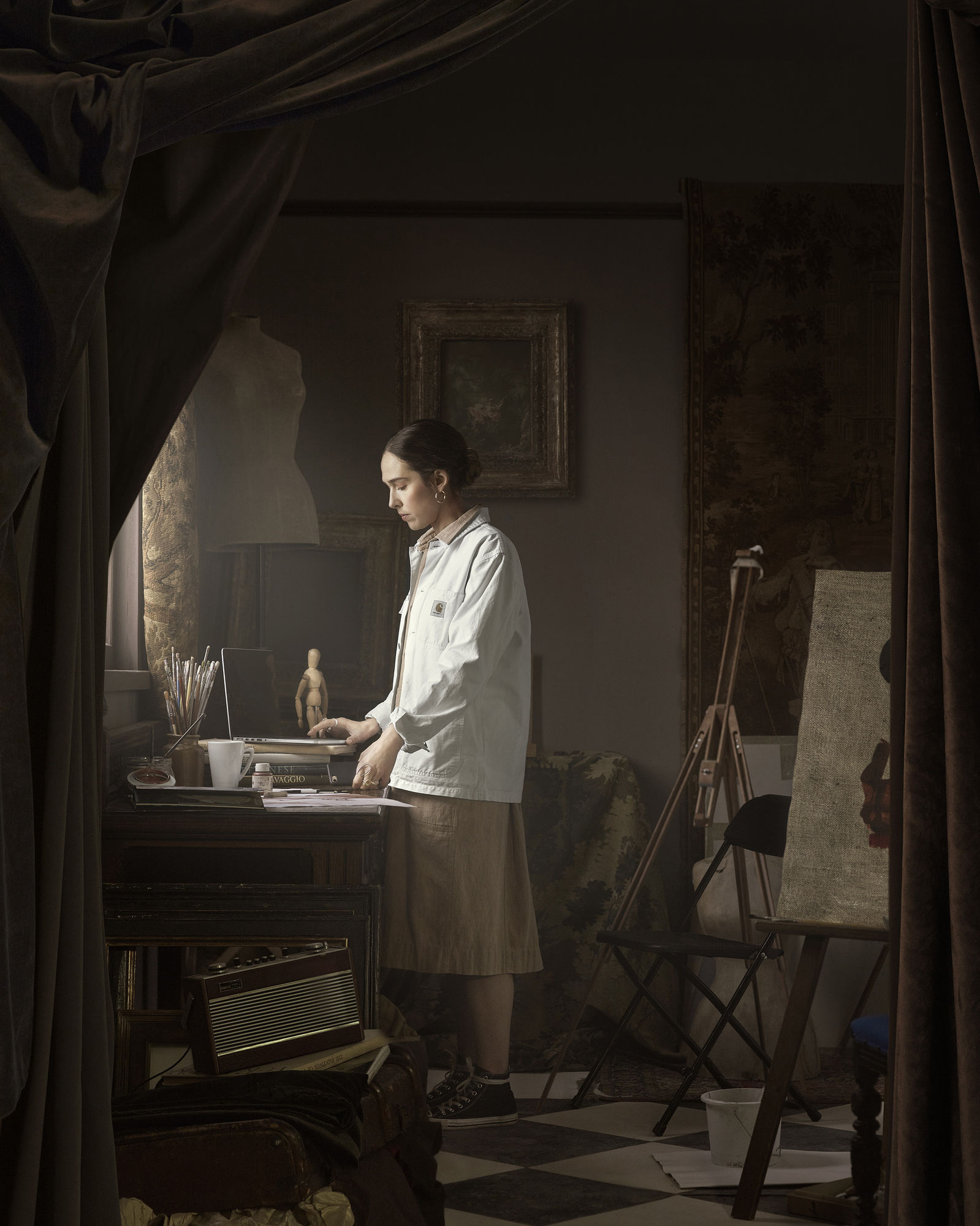 Maisie Broadhead, White Coat (Large), 2020