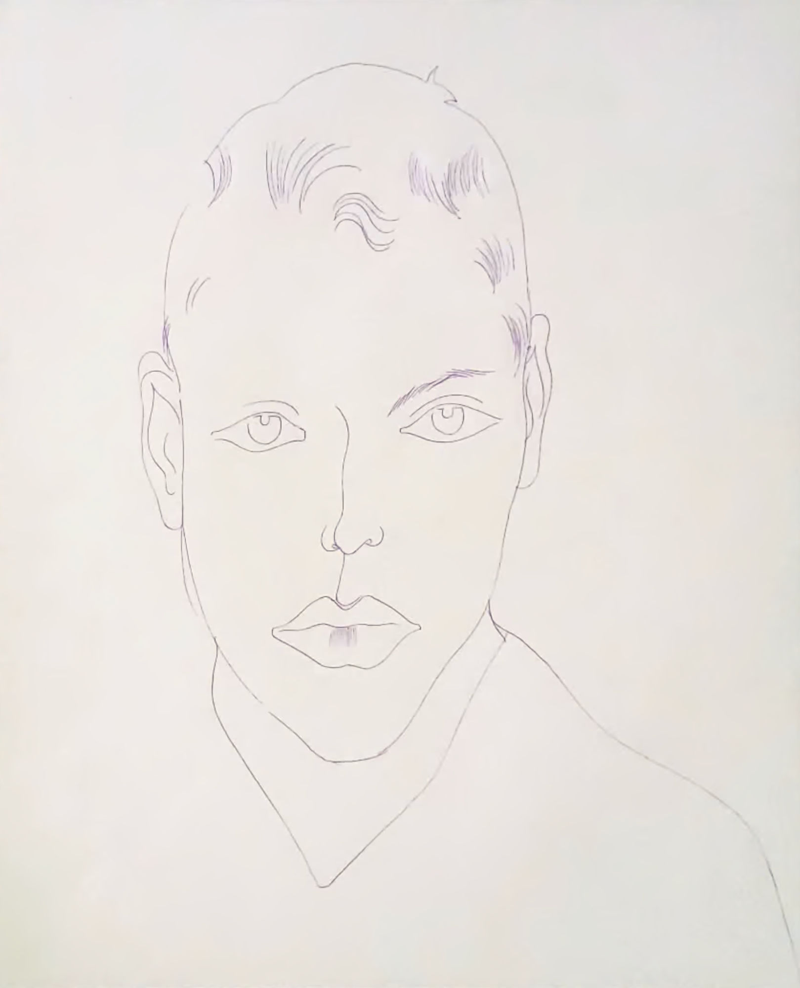 Andy Warhol, Portrait of a Young Man, 1955/57