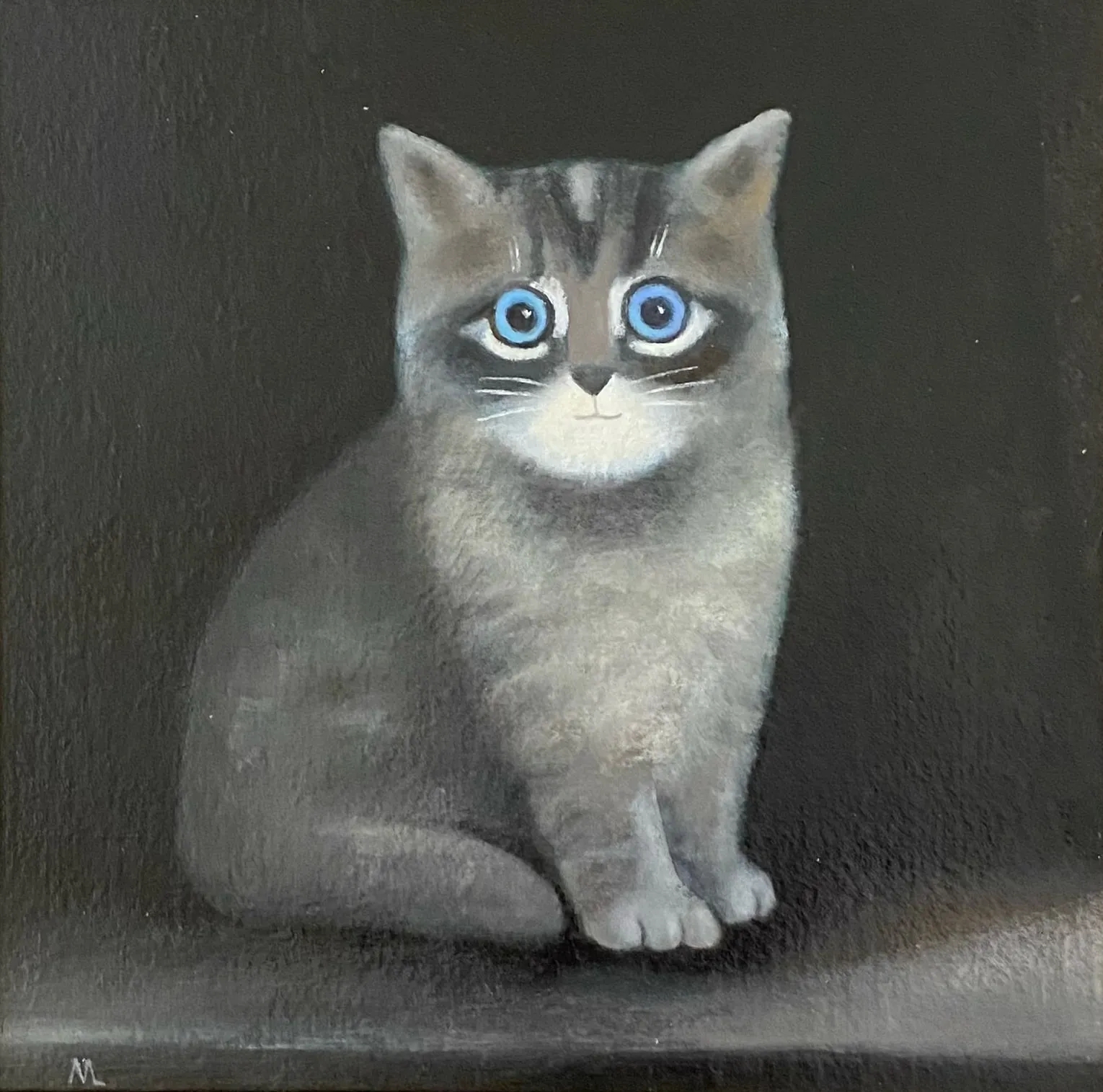 Martin Leman, Grey Kitten, 2024