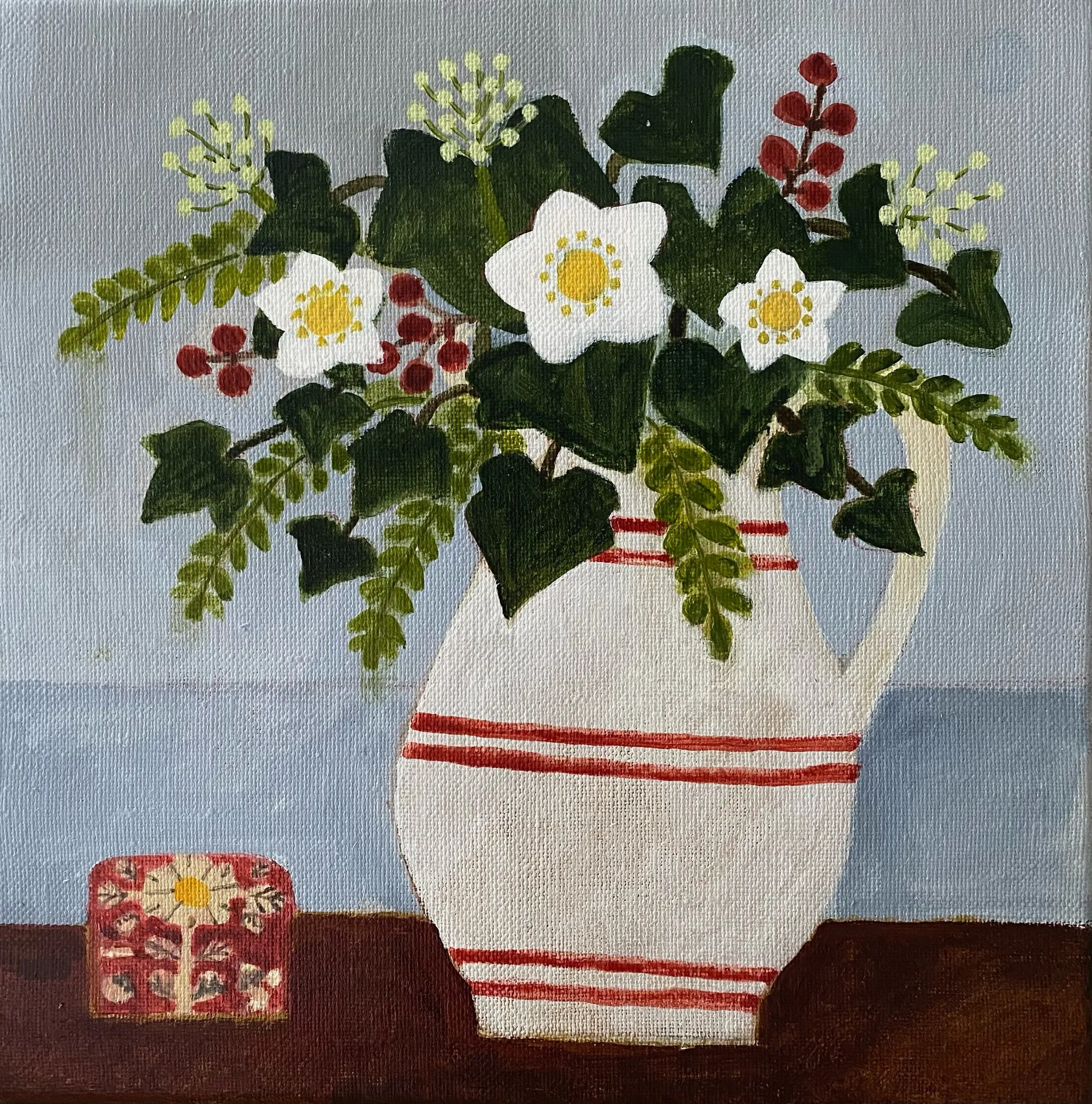 Jill Leman, Winter Flowers, 2024