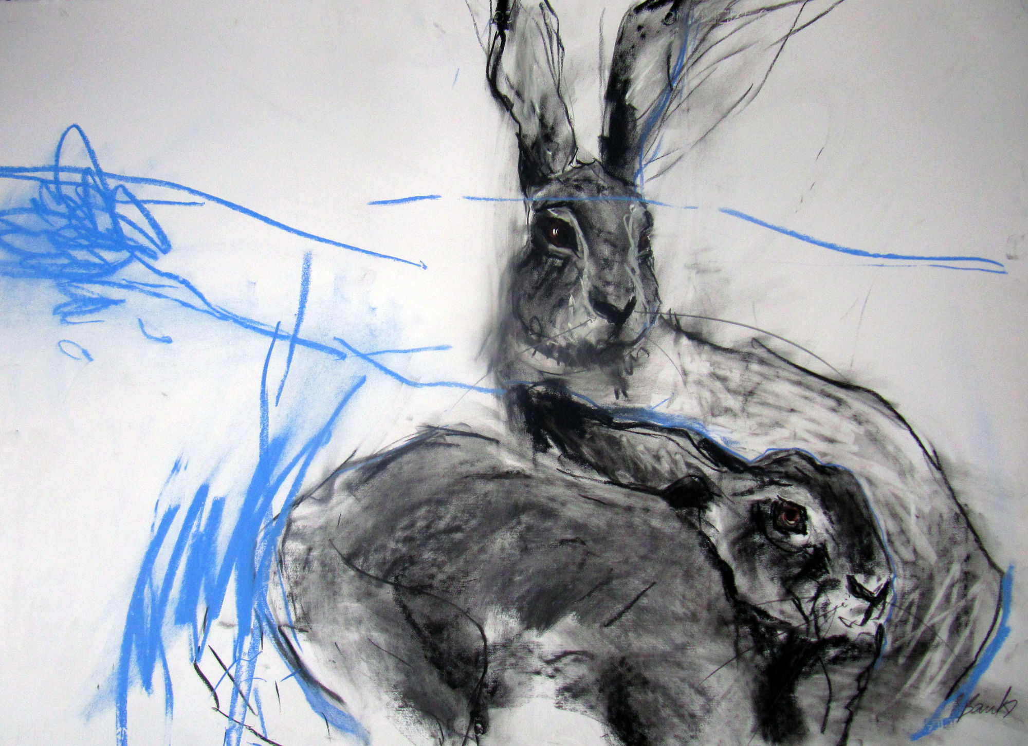 Margo Banks, Two Hares 4