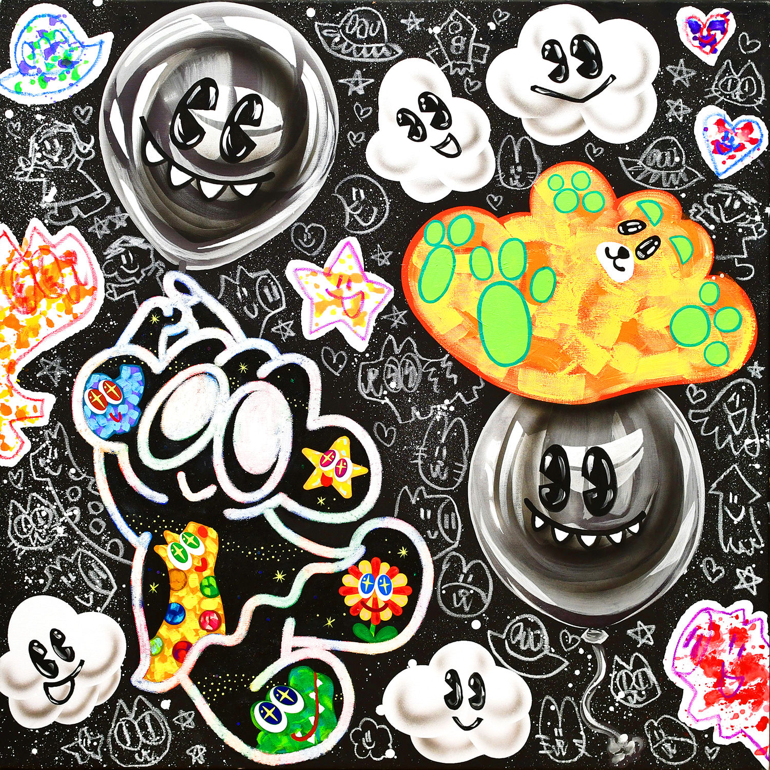 Yusuke Toda, YUM POM with Adorable Balloons, 2025