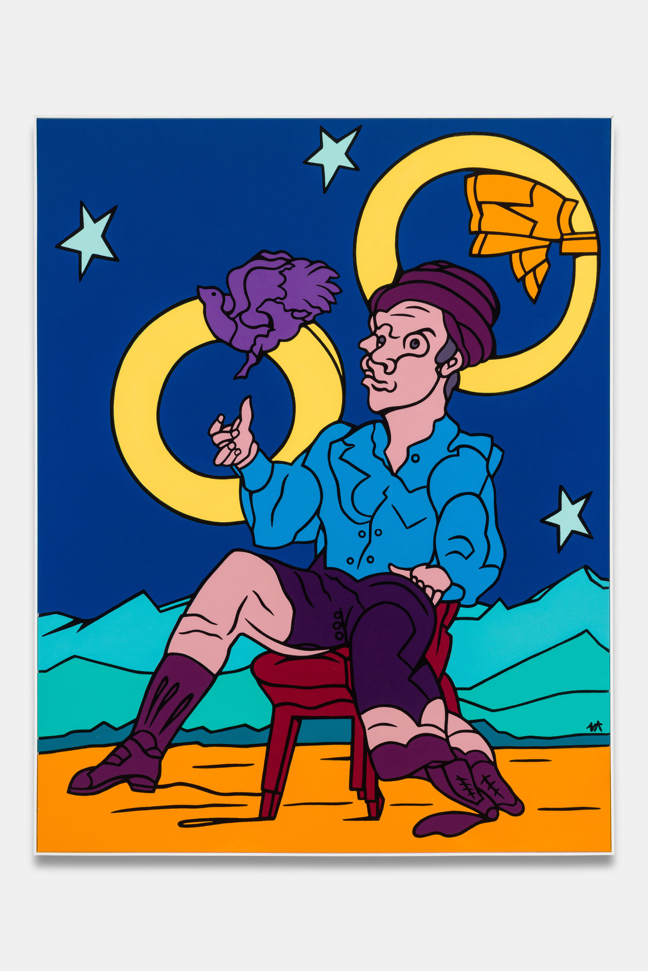 Valerio Adami, Boy scout, 2022