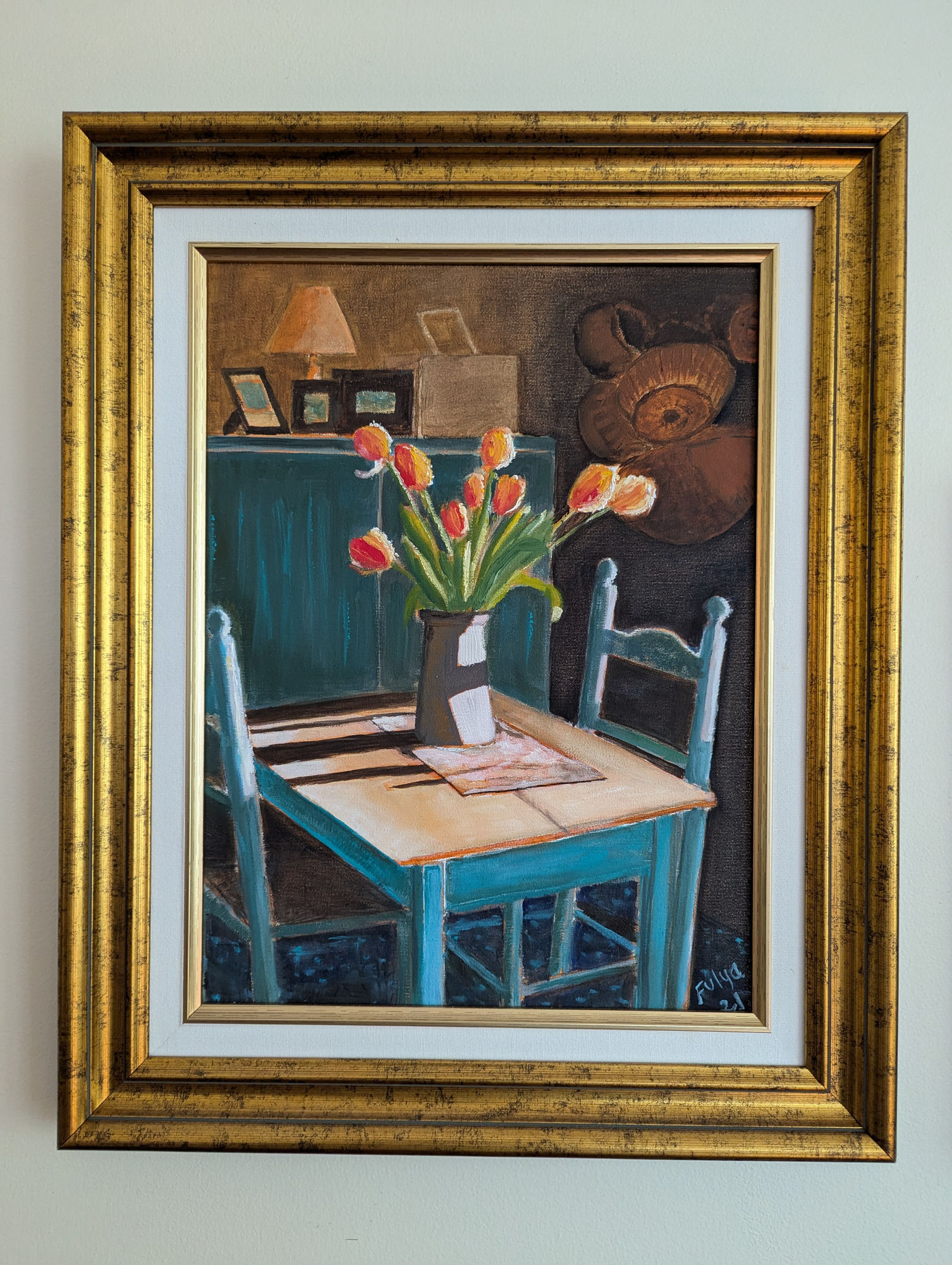 Fulya Bulur, Tulips in the morning sun