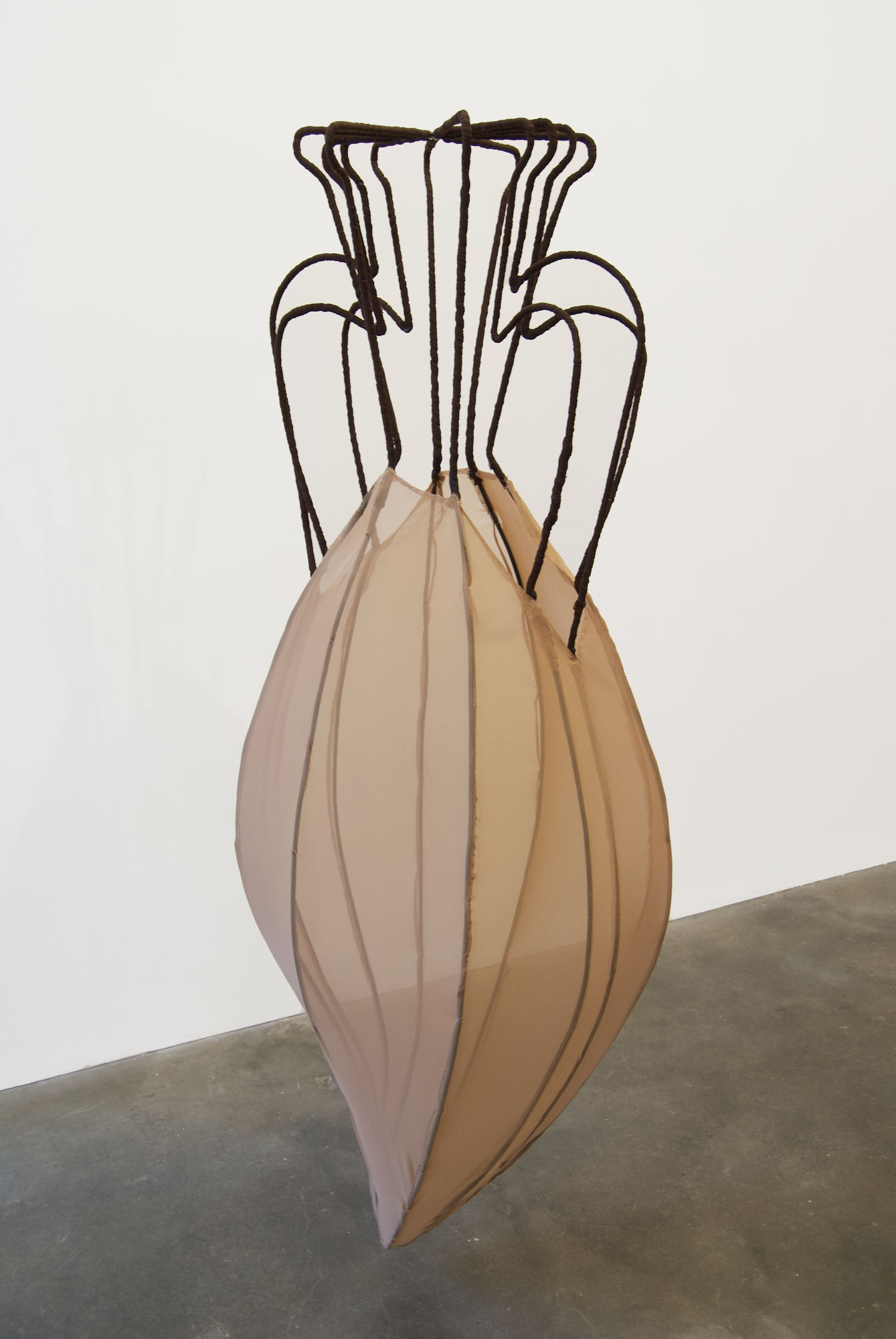MAREN HASSINGER, Untitled Vessel (Beige), 2021