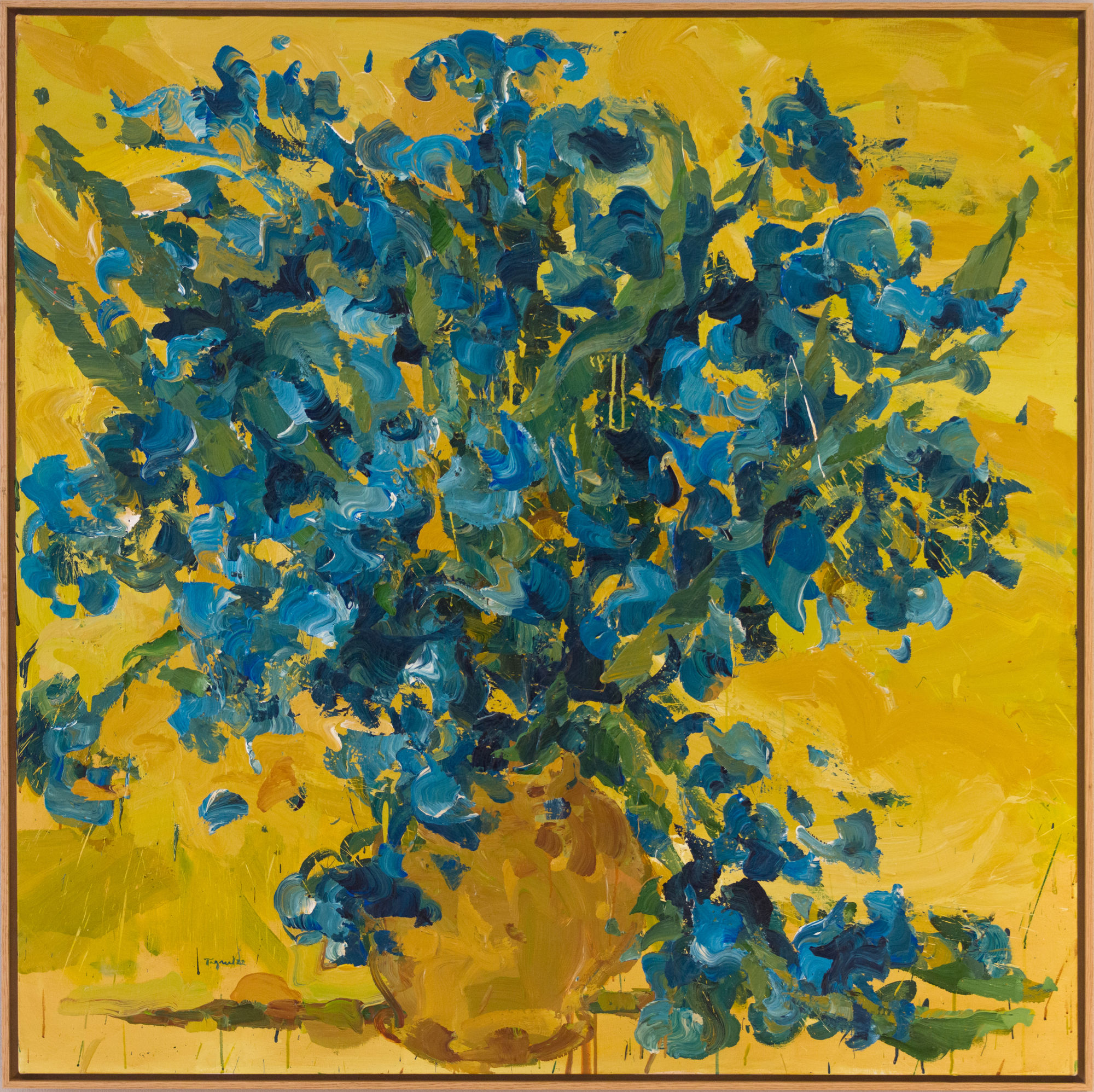 Tagreed Darghouth, From the series: "To My Father, From Van Gogh’s Bouquets , 2022