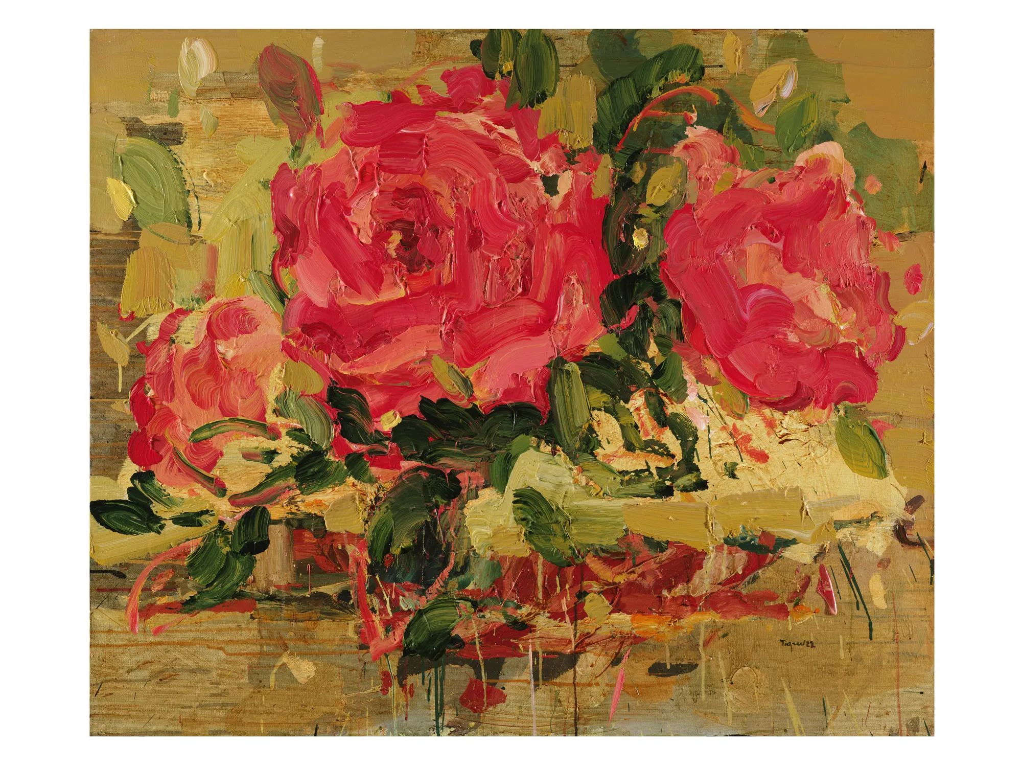 Tagreed Darghouth, To My father, From Van Gogh's Bouquets, 2022