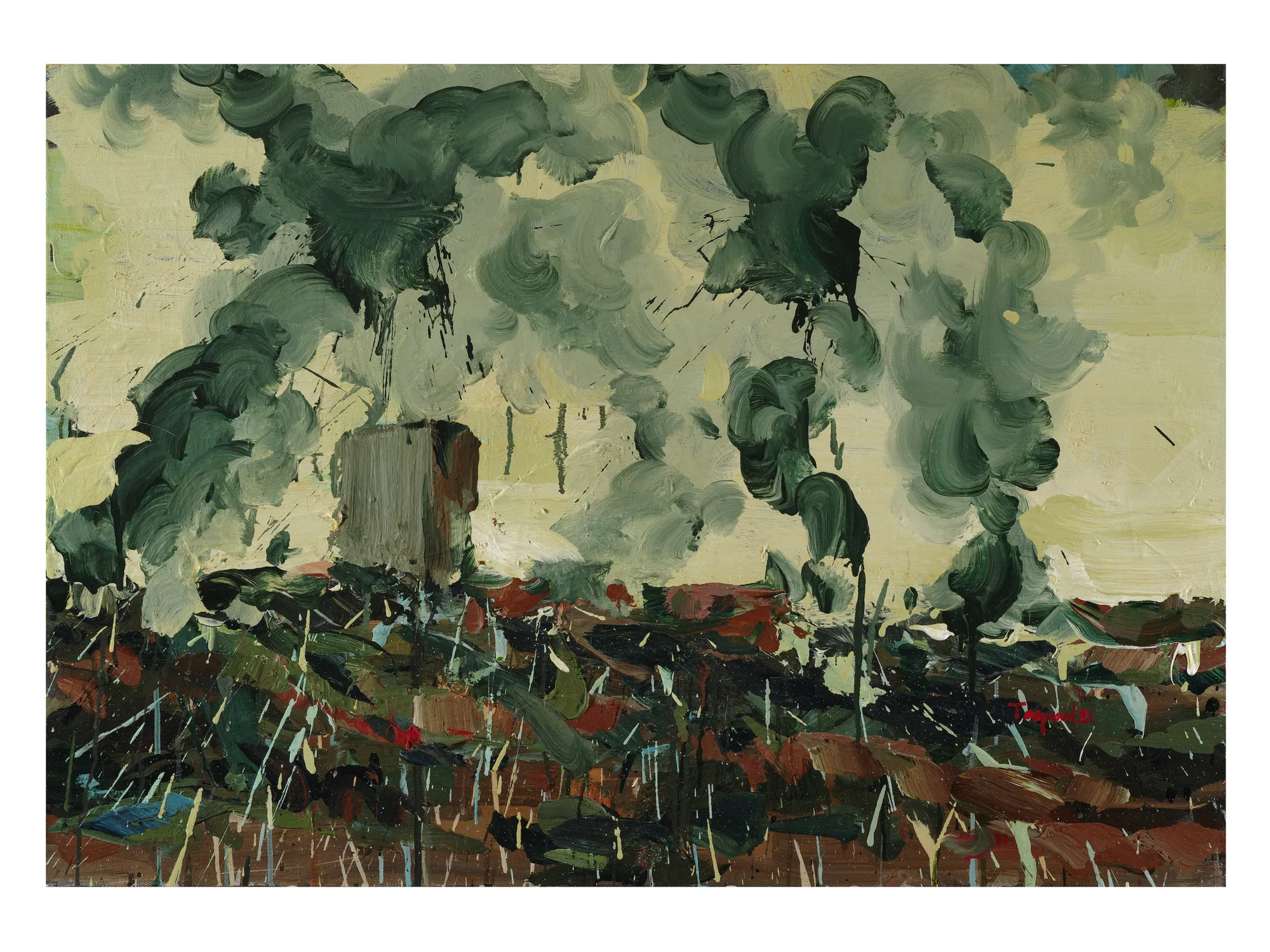 Tagreed Darghouth, The Explotion, 2021