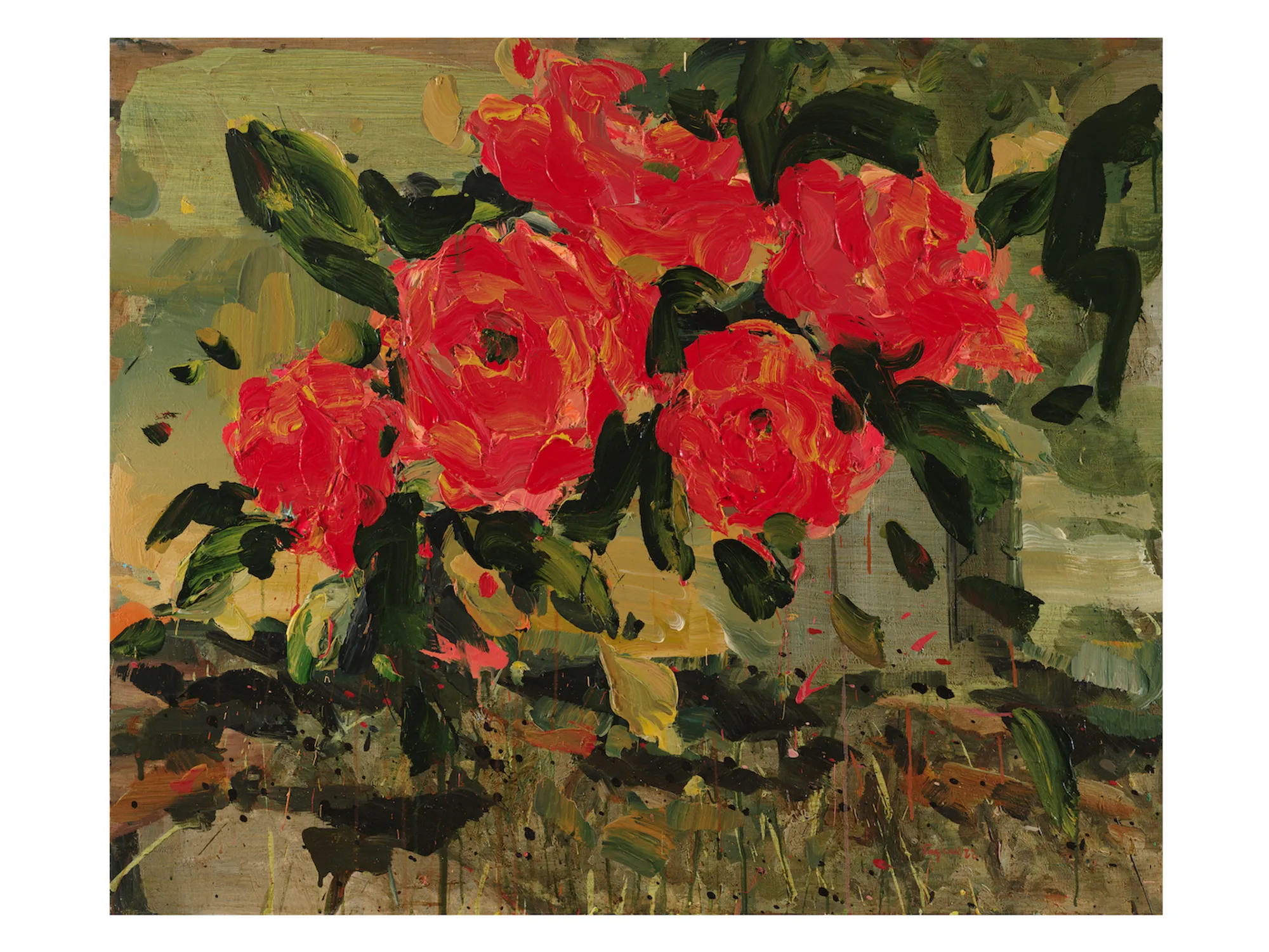 Tagreed Darghouth, to My Father, From Van Gogh's Bouquets, 2022