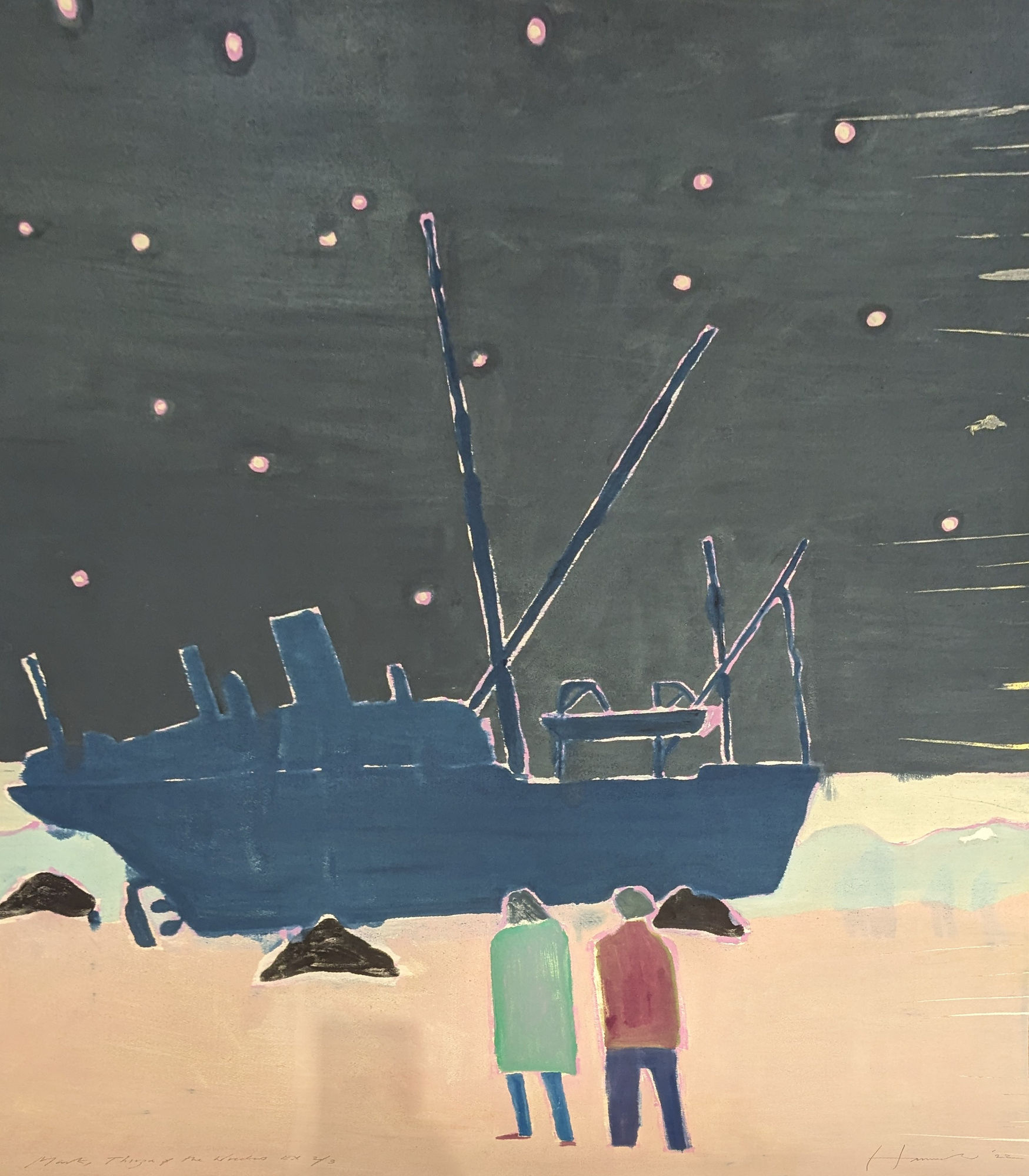 Tom Hammick, Mark, Thirza & the Wreckers E.V. 2/3, 2022