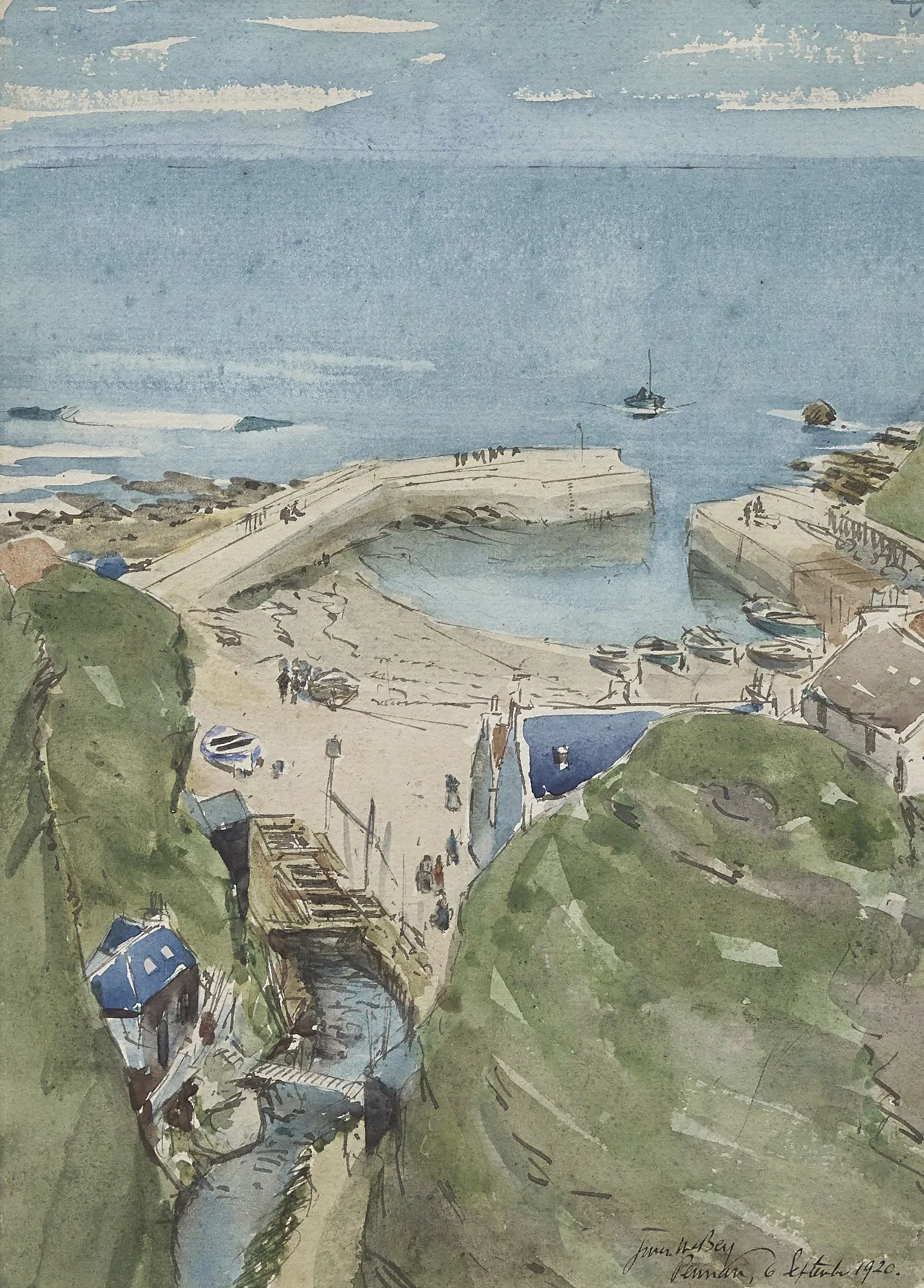 James McBey, Pennan, 1920