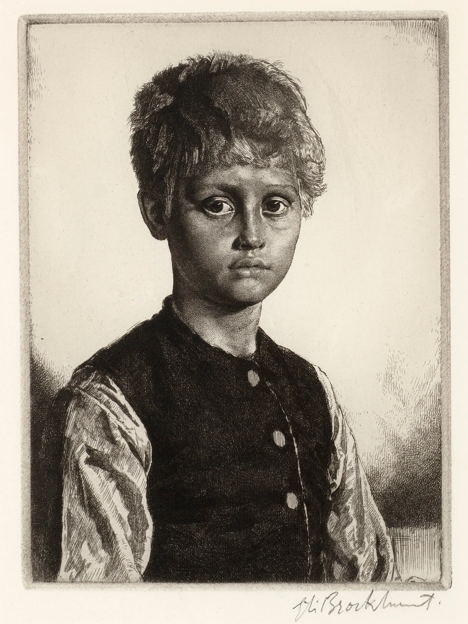 Gerald Leslie Brockhurst RA, Caspar, 1933