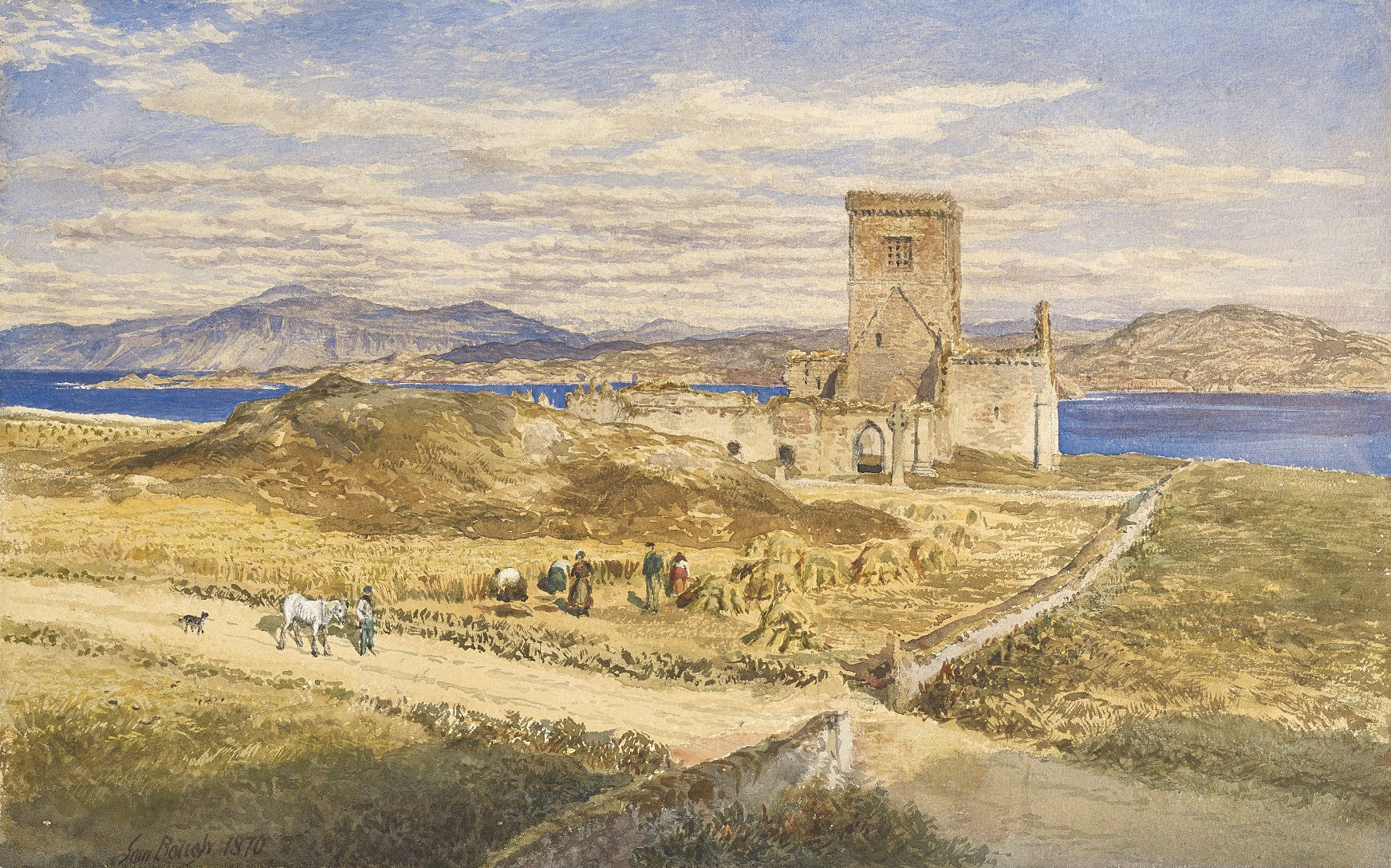 Sam Bough RSA RSW, Iona Abbey, 1870