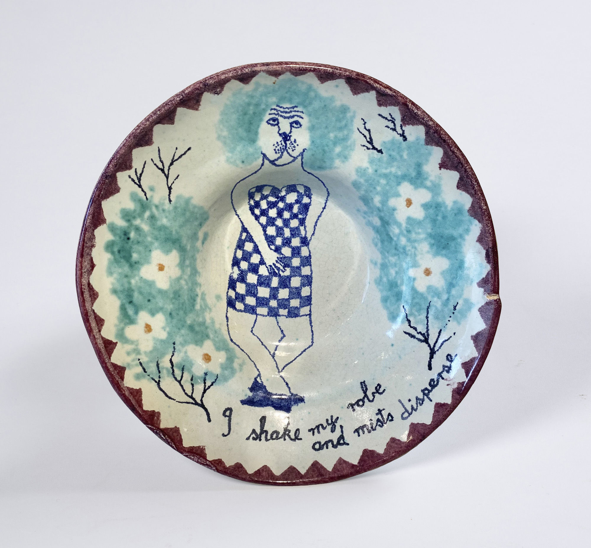 Hylton Nel, I Shake my Robe and Mists Disperse dish, 2003