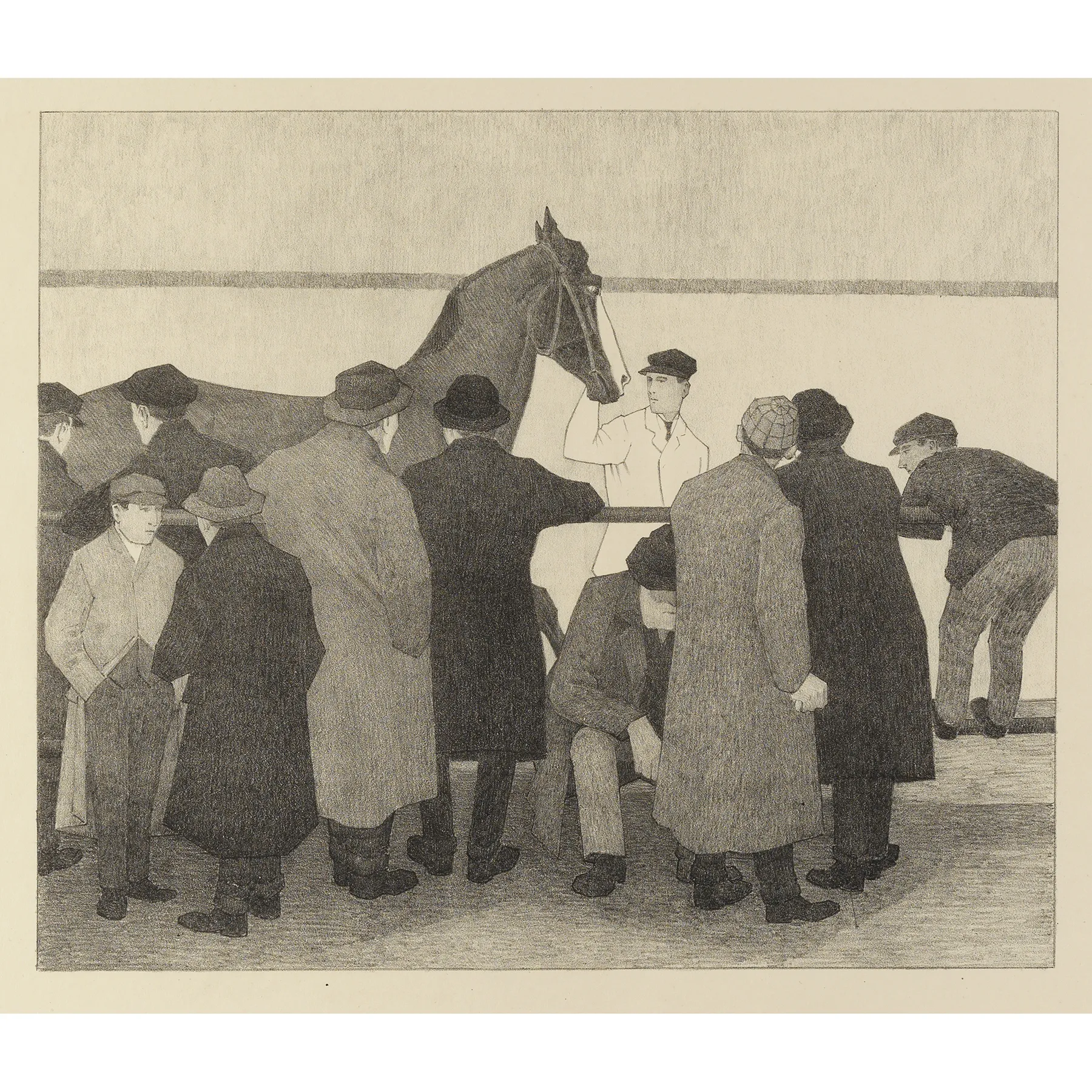 Robert Polhill Bevan, Sale at Ward's Repository (Ward's No 2), 1921