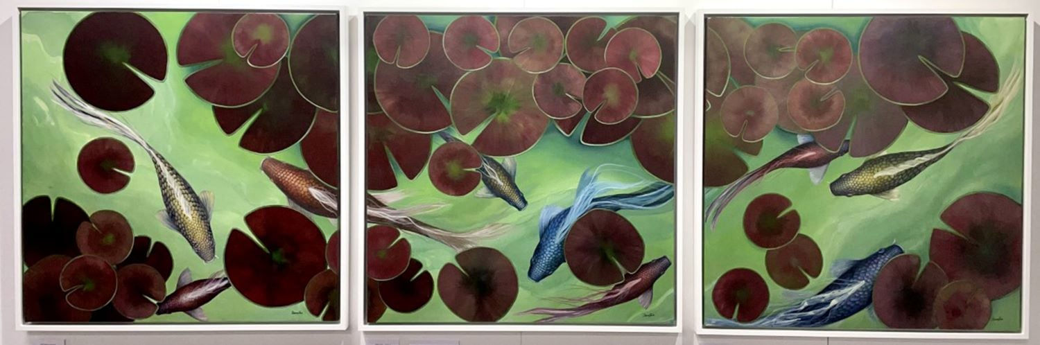 Deborah Jones, Nirvana Triptych, 2023