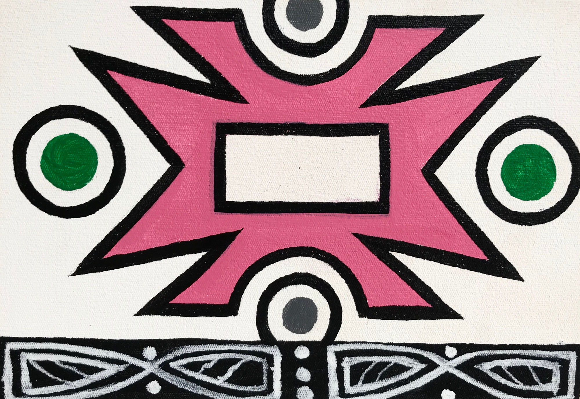 Dr. Esther Mahlangu, Ndebele Abstract , 2019