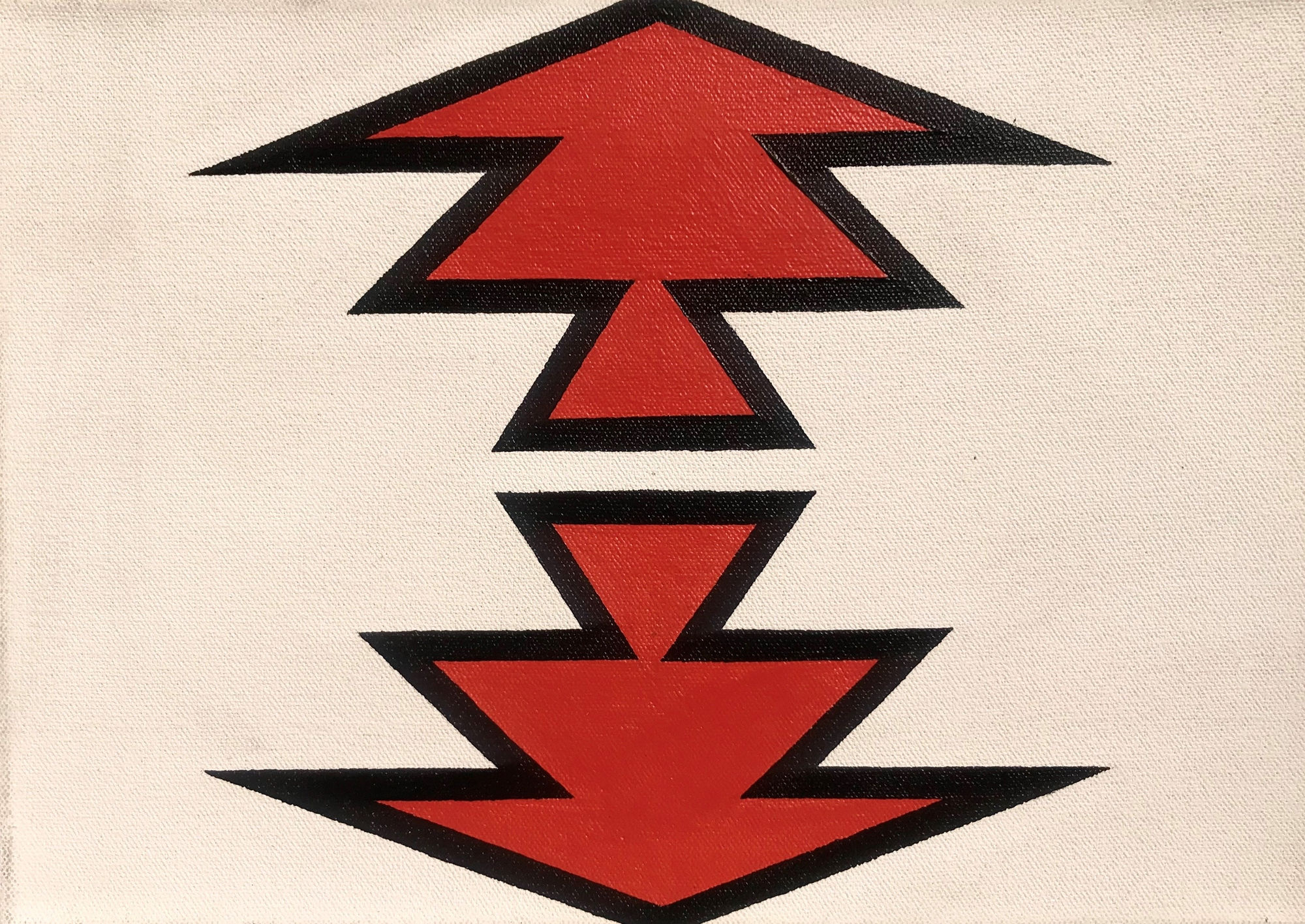Dr. Esther Mahlangu, Ndebele Abstract , 2019