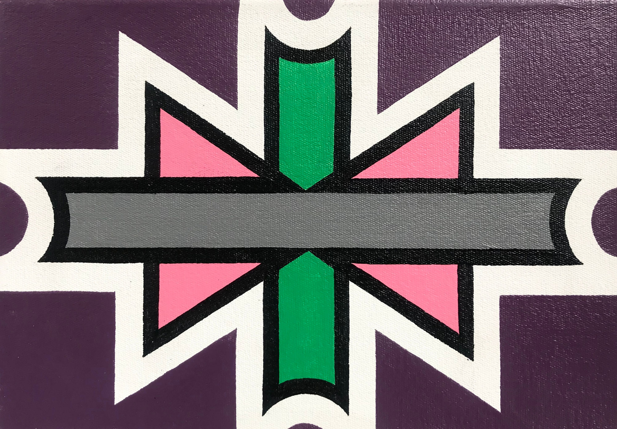 Dr. Esther Mahlangu, Ndebele Abstract , 2019