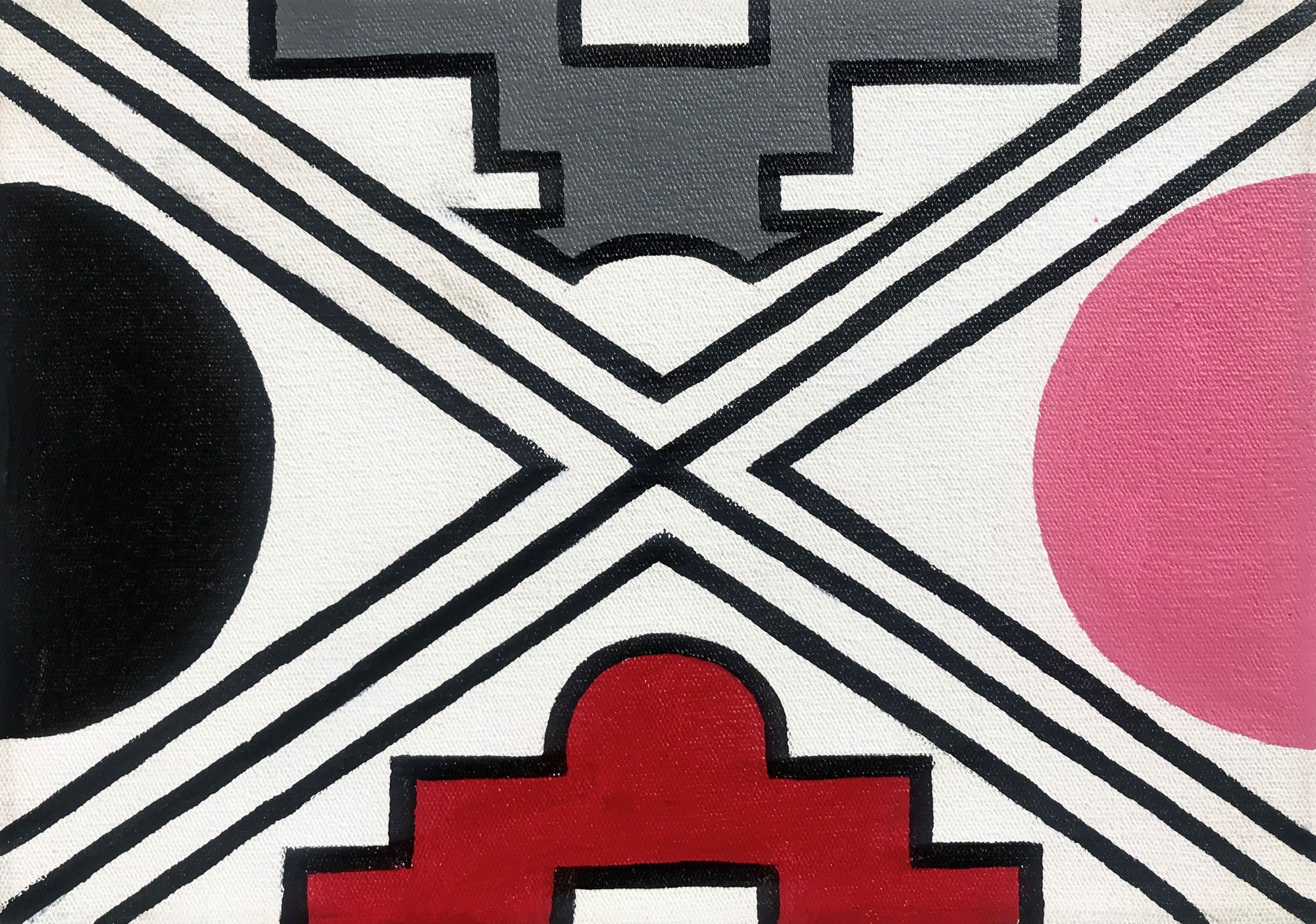 Dr. Esther Mahlangu, Ndebele Abstract , 2019