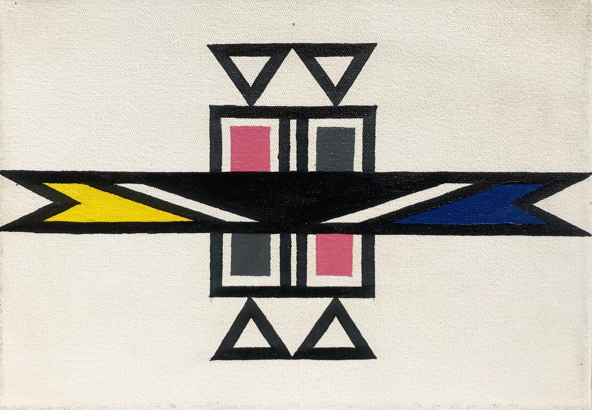 Dr. Esther Mahlangu, Ndebele Abstract , 2019