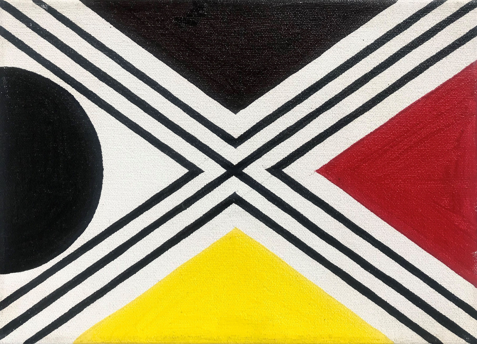 Dr. Esther Mahlangu, Ndebele Abstract , 2019