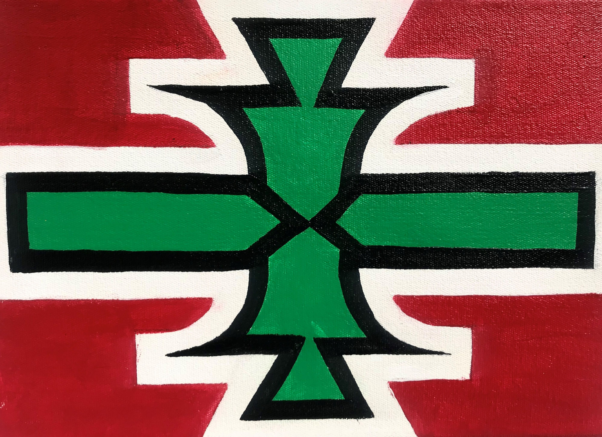 Dr. Esther Mahlangu, Ndebele Abstract , 2019