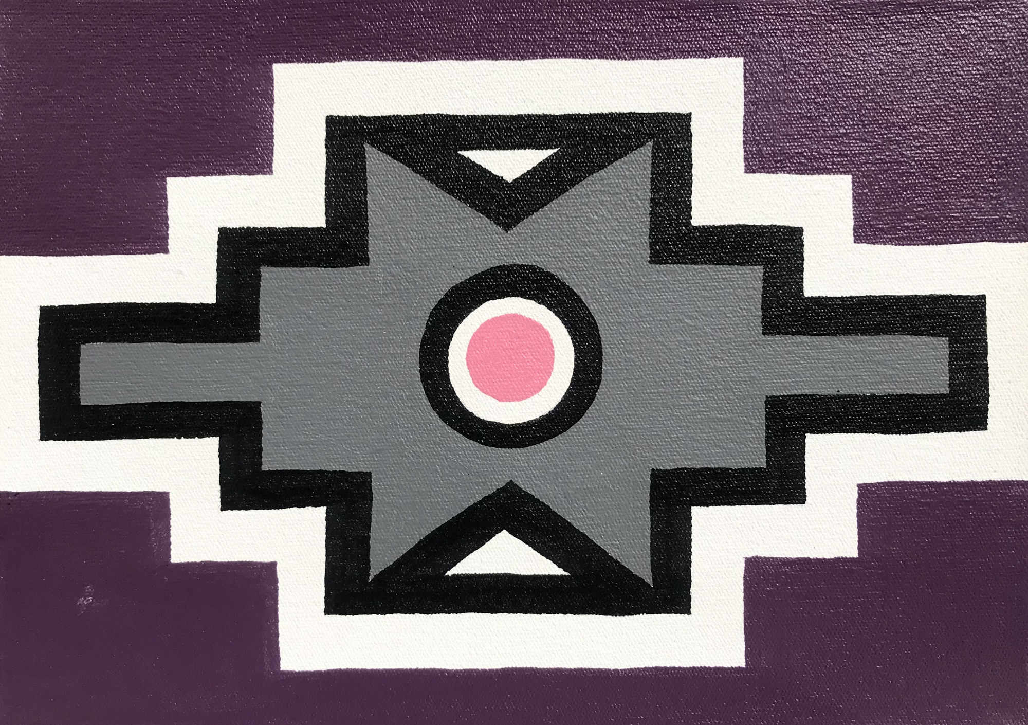 Dr. Esther Mahlangu, Ndebele Abstract , 2019