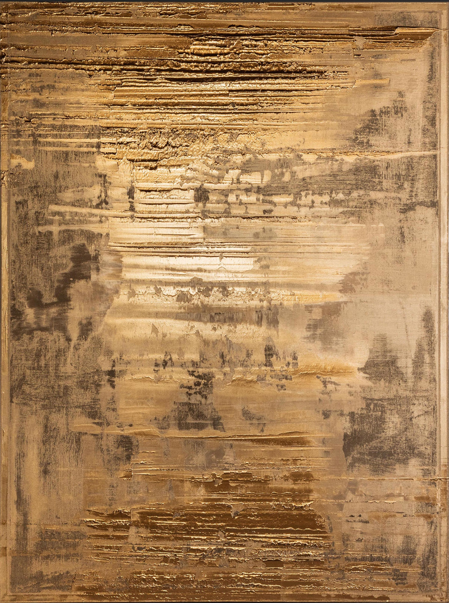 Pierre Bonnefille, Bronze Painting 141, 2019