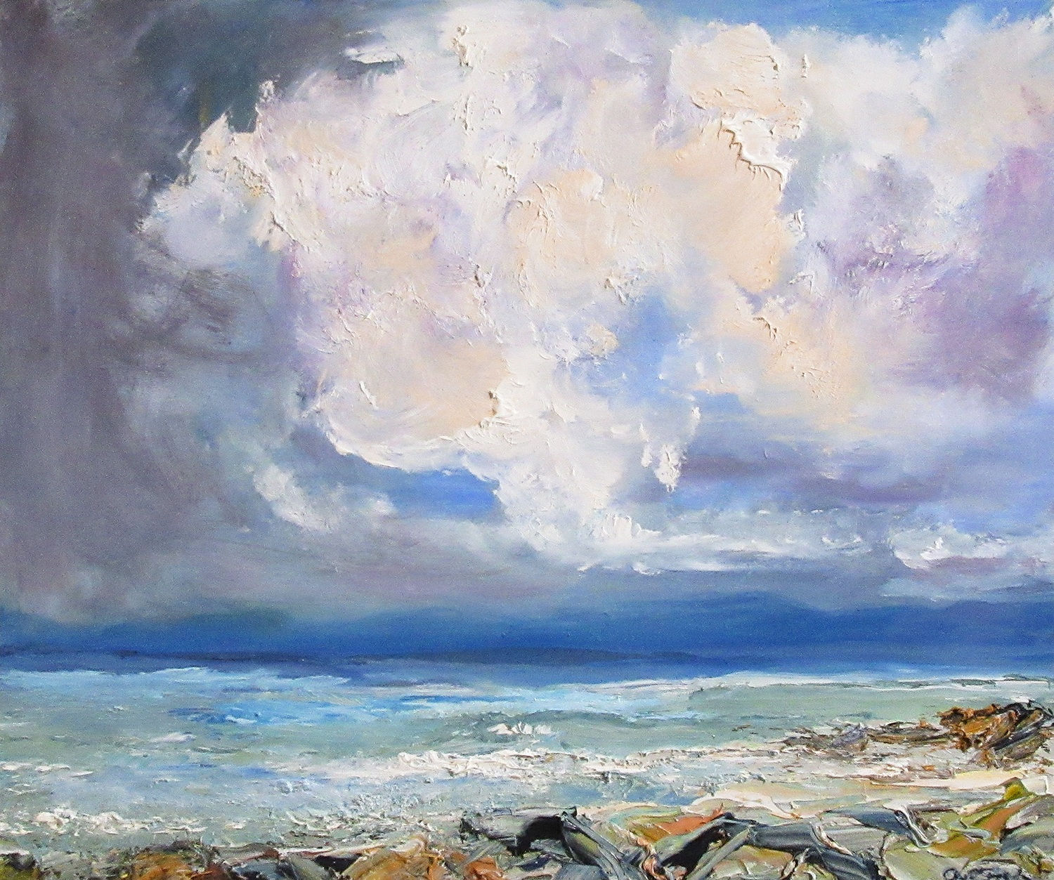 Oona Campbell, Simmering Waves (Hebrides)