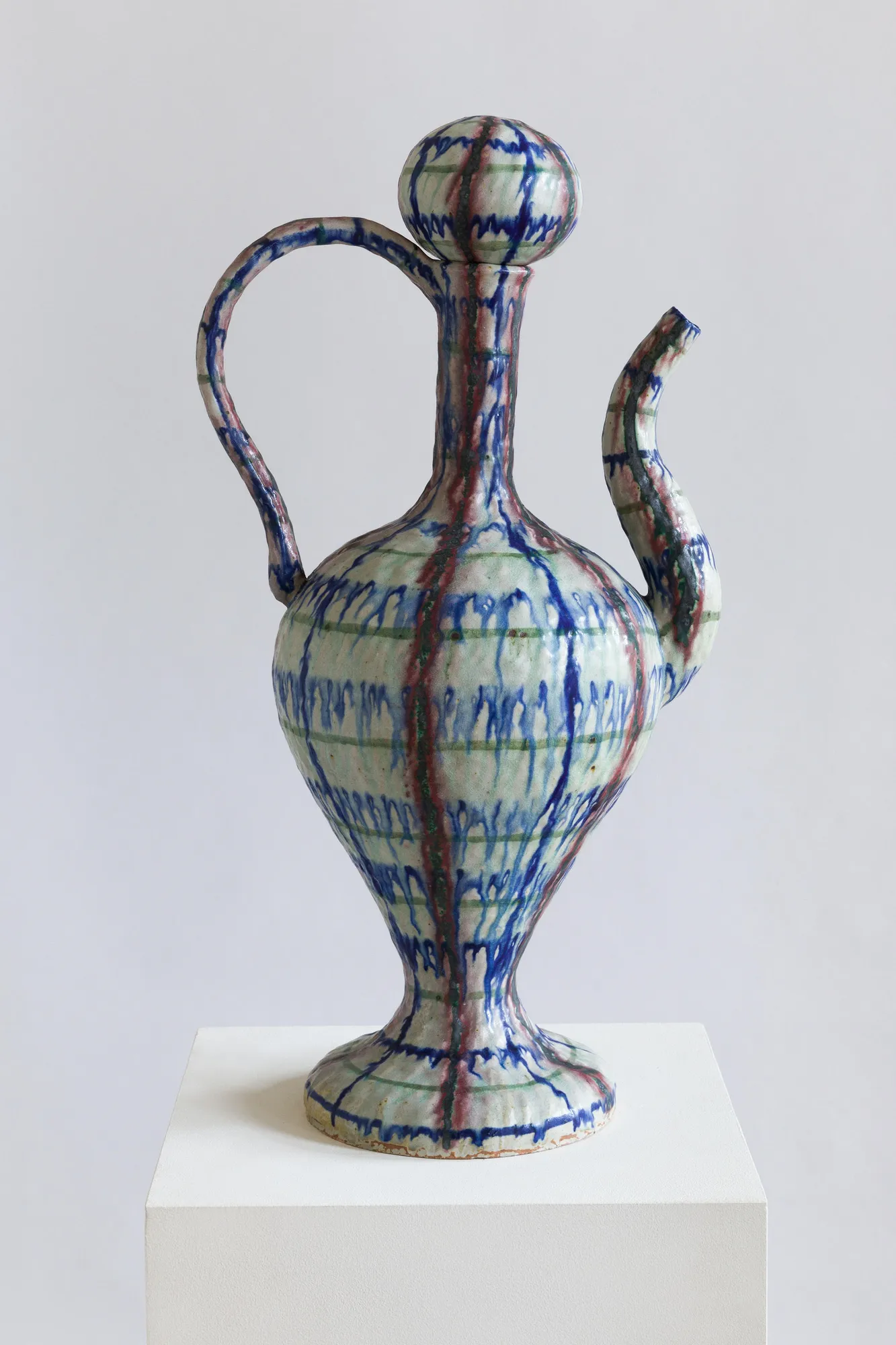 Peter Schlesinger, Plaid Pitcher, 1998