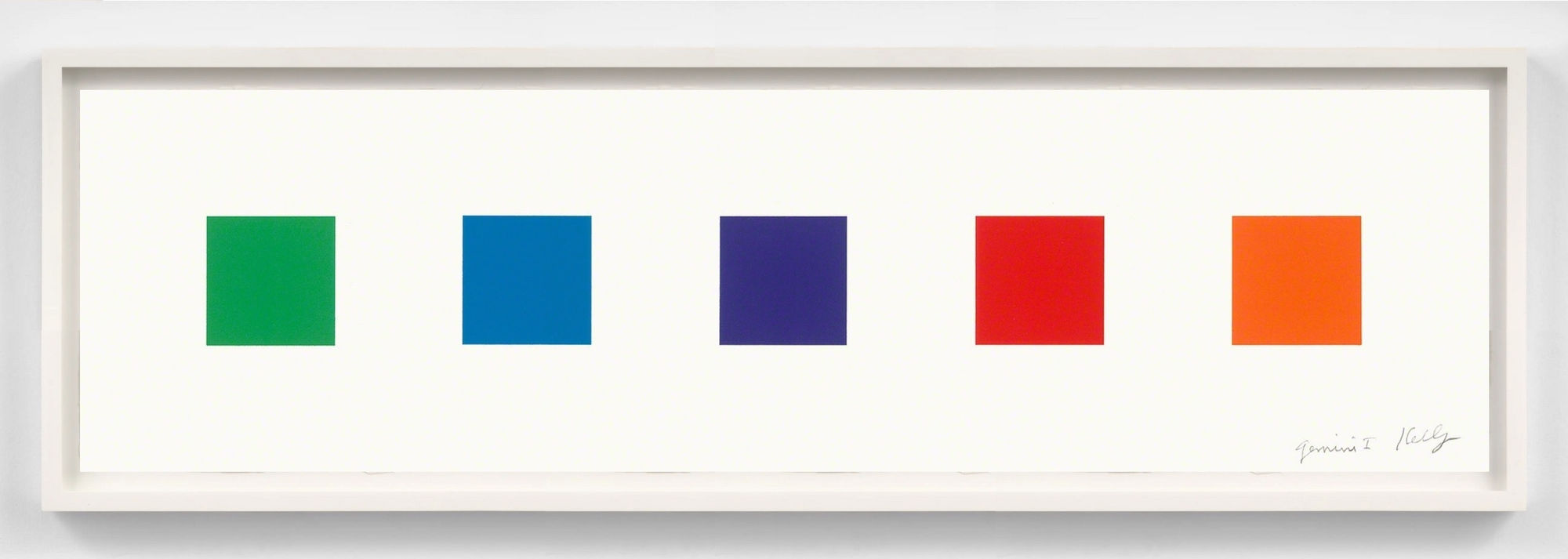Ellsworth Kelly, Color Squares 1, 2011