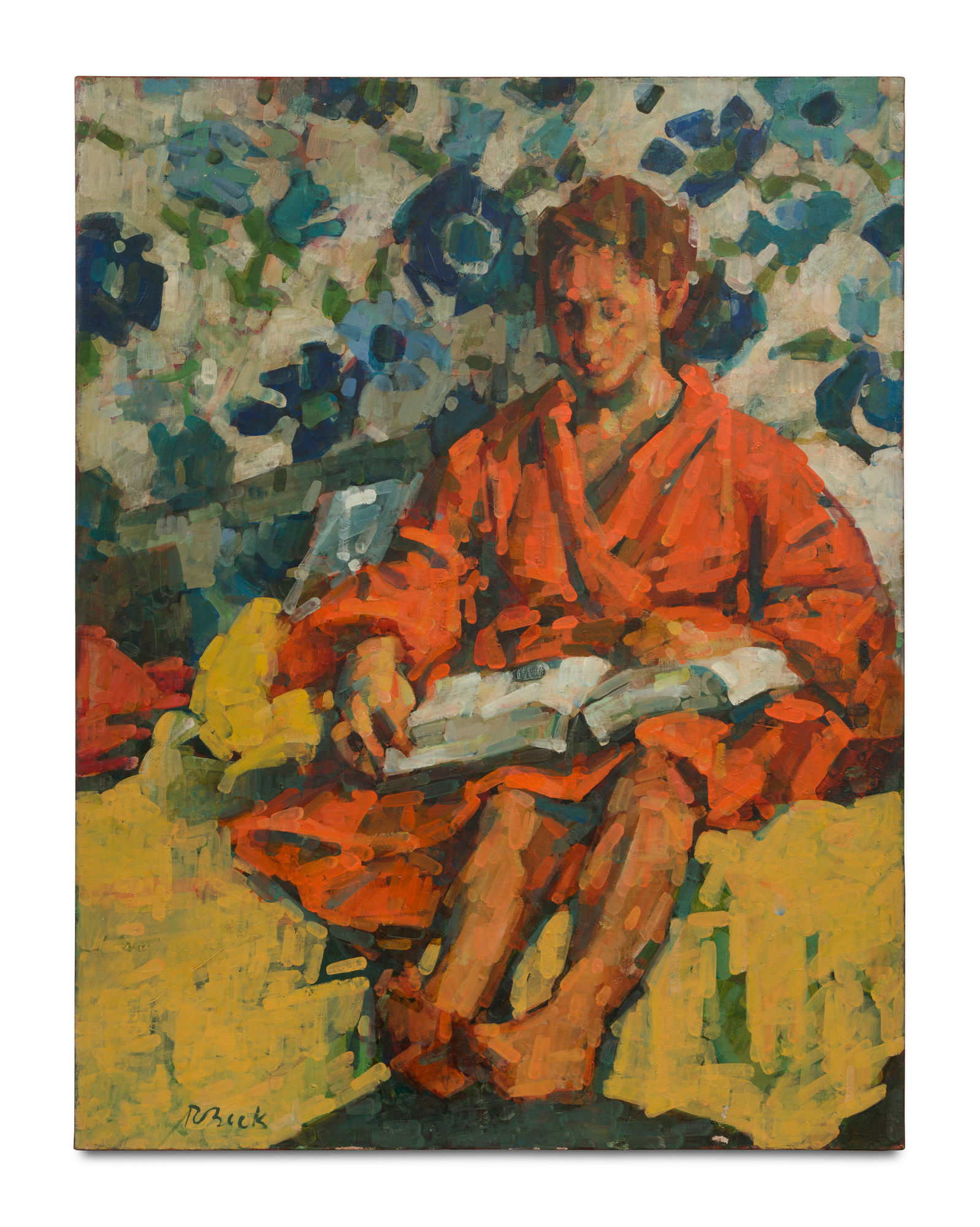 Rosemarie Beck, Girl Reading, 1996
