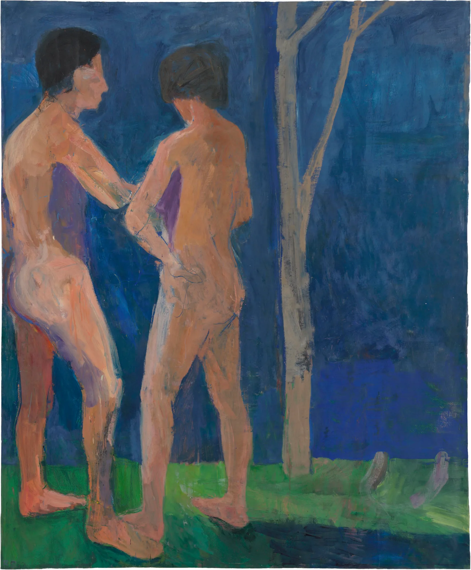 Richard Diebenkorn, Two Nudes (CR no. 2762), 1960
