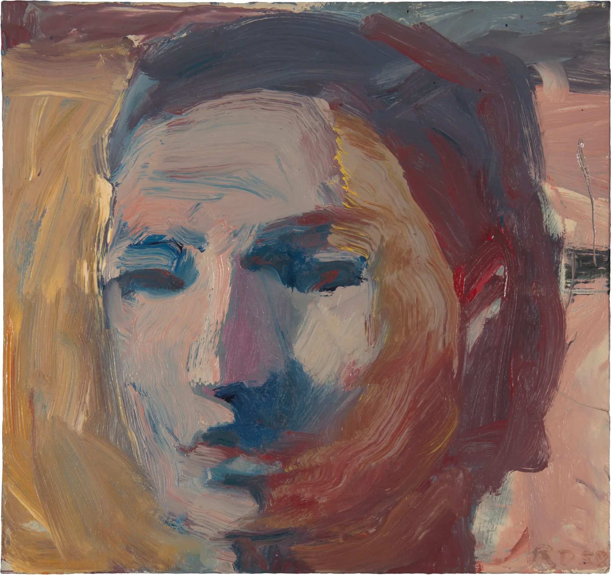 Richard Diebenkorn, Head of a Woman (CR no. 2525) , 1958