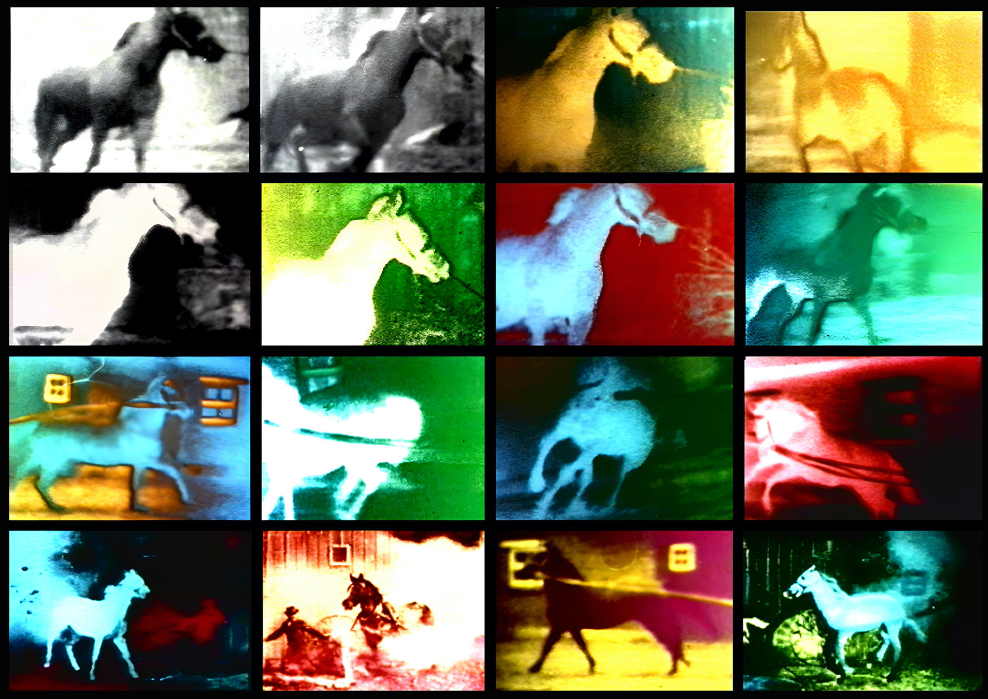 Malcolm Le Grice, Berlin Horse Assemblage 12, 2024