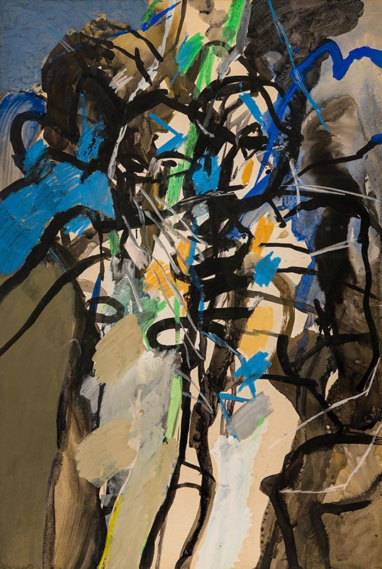 Keith Vaughan, Maze Figures , circa 1975